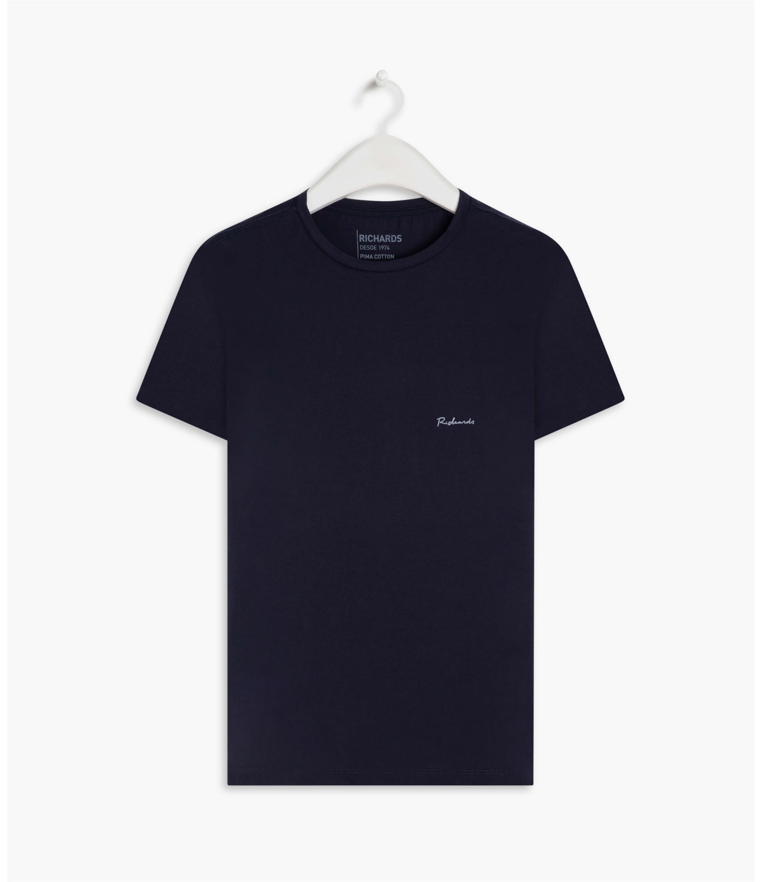 T-Shirt Pima Basic Mc Dark Navy