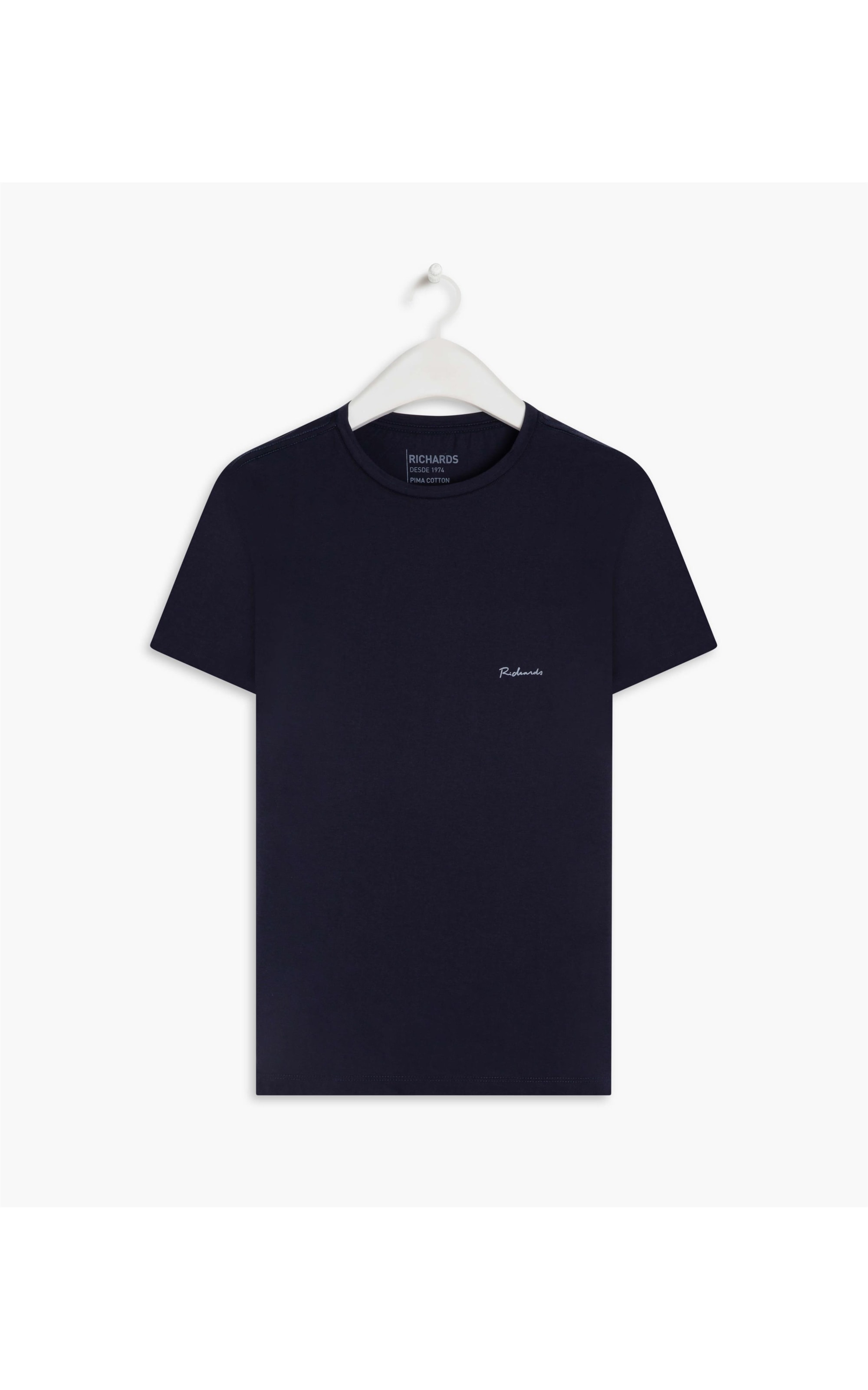 T-Shirt Pima Basic Mc Dark Navy