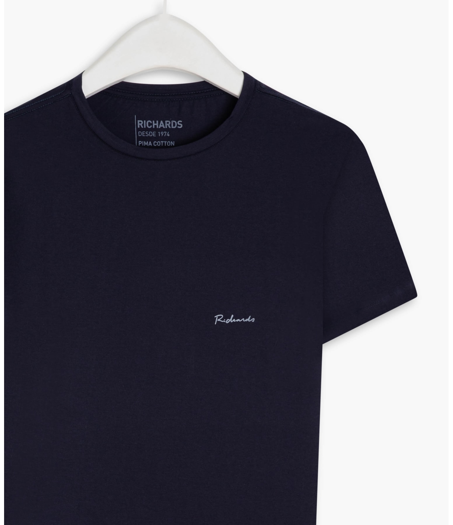 T-Shirt Pima Basic Mc Dark Navy