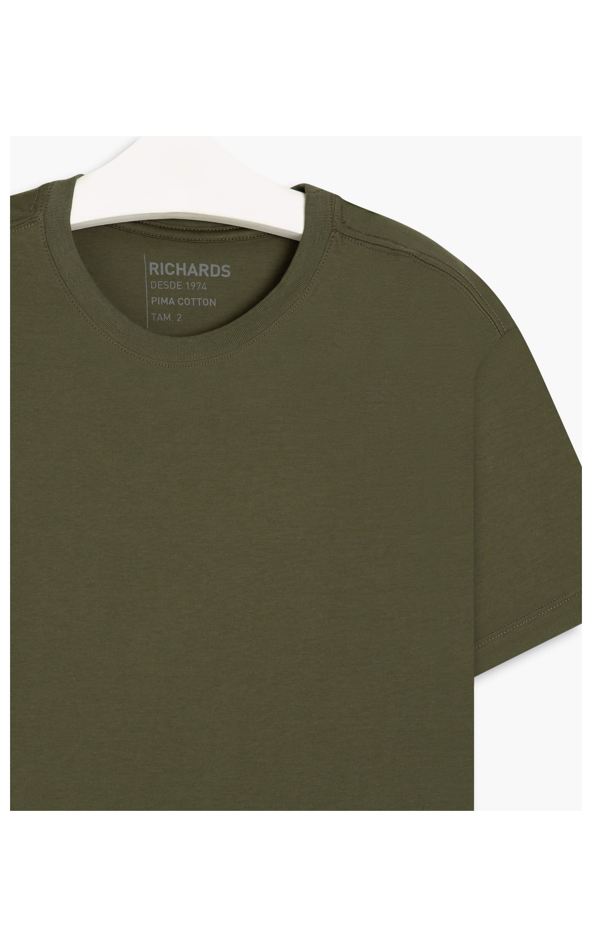 T-Shirt Pima Especial Mc Verde Escuro