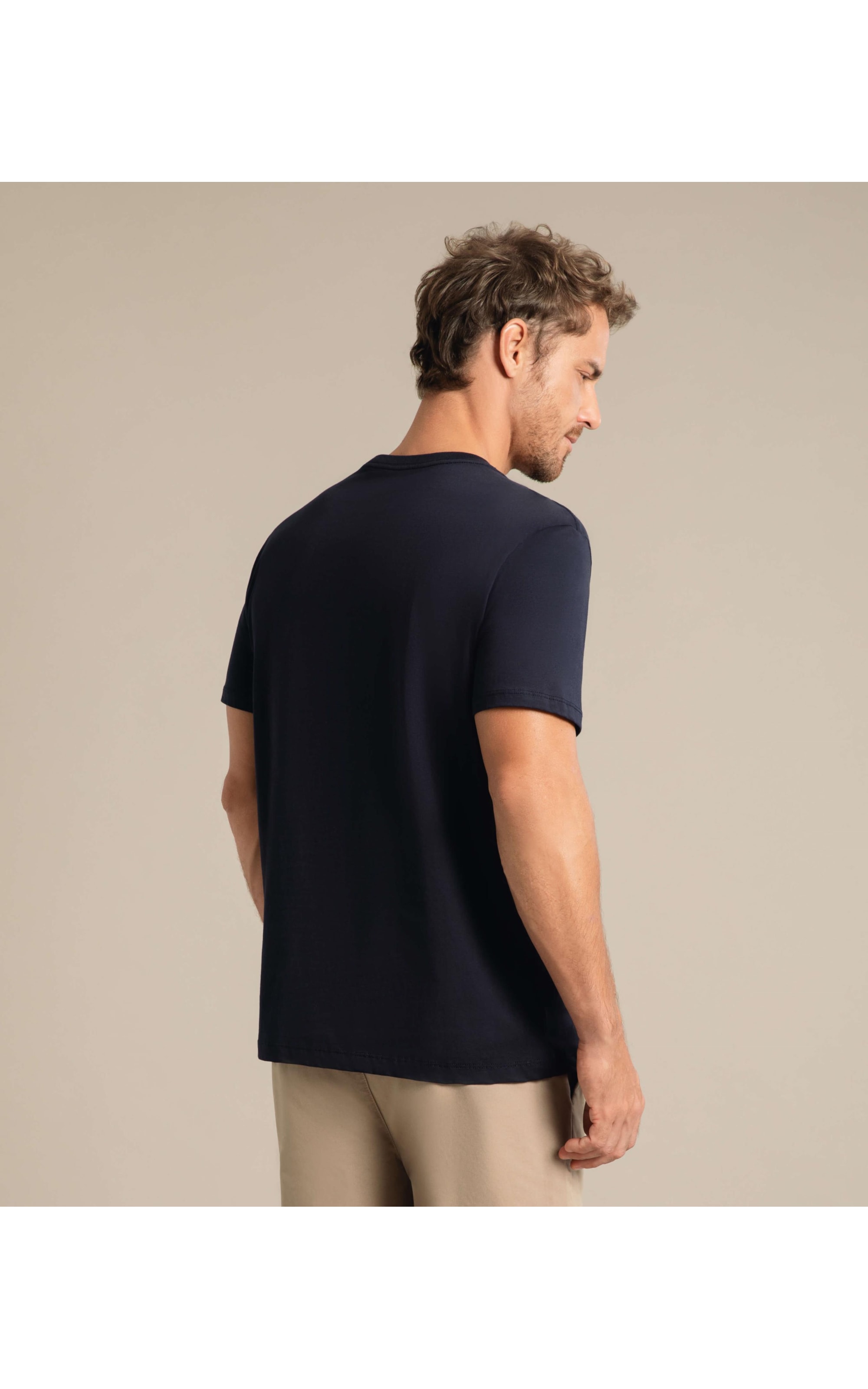 T-Shirt Pima Liberte Mc Dark Navy