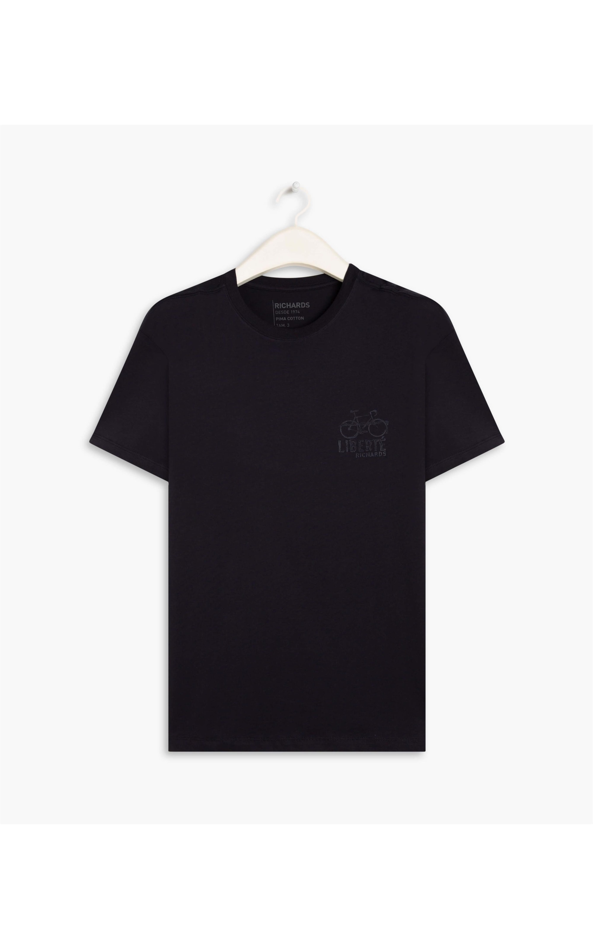 T-Shirt Pima Liberte Mc Dark Navy