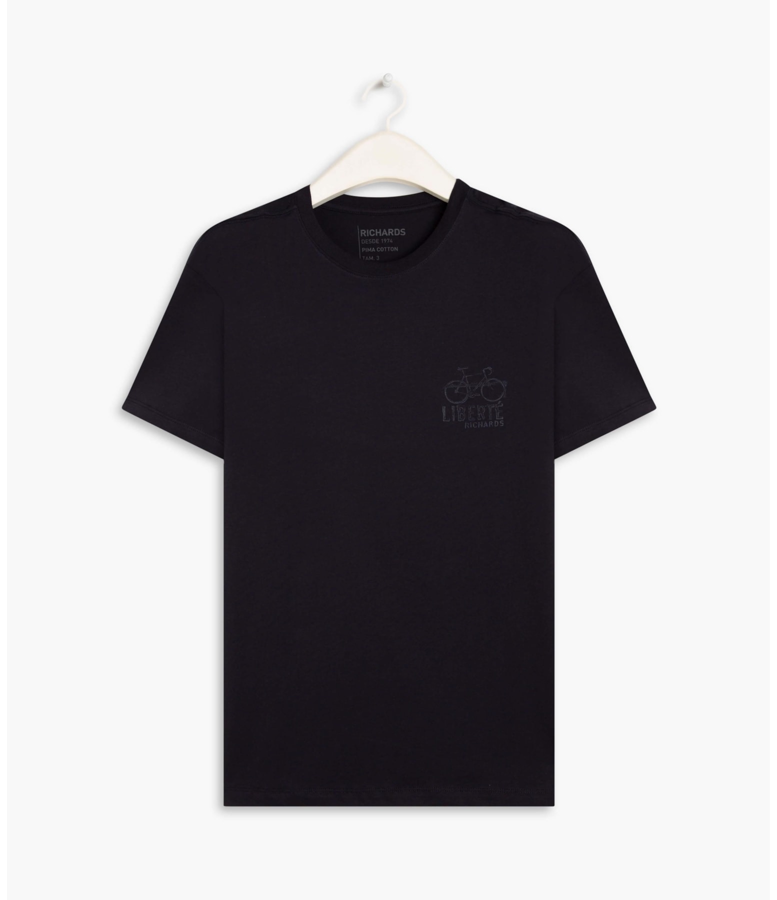T-Shirt Pima Liberte Mc Dark Navy