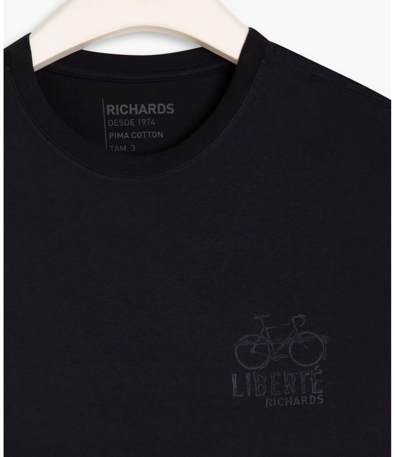 T-Shirt Pima Liberte Mc Dark Navy