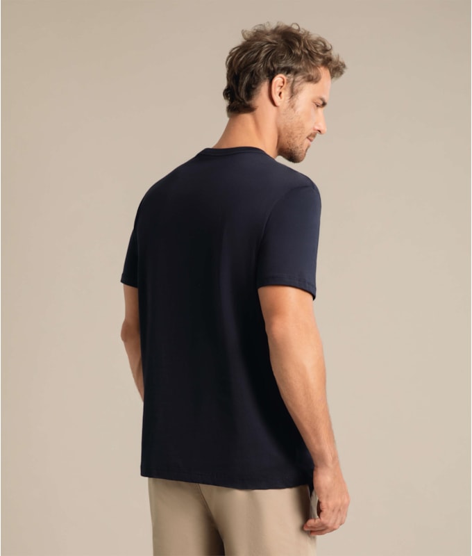 T-Shirt Pima Liberte Mc Dark Navy