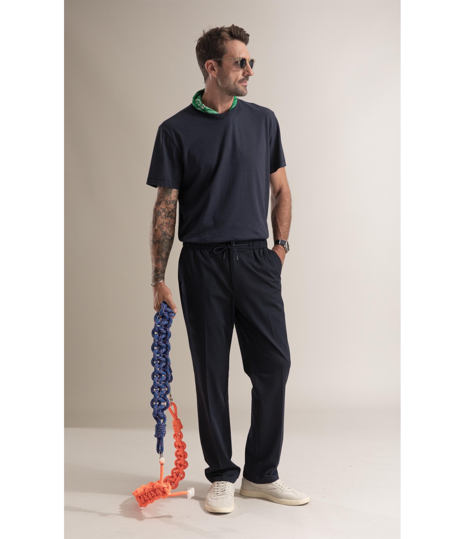 T-Shirt Pima Manhattan Dark Navy