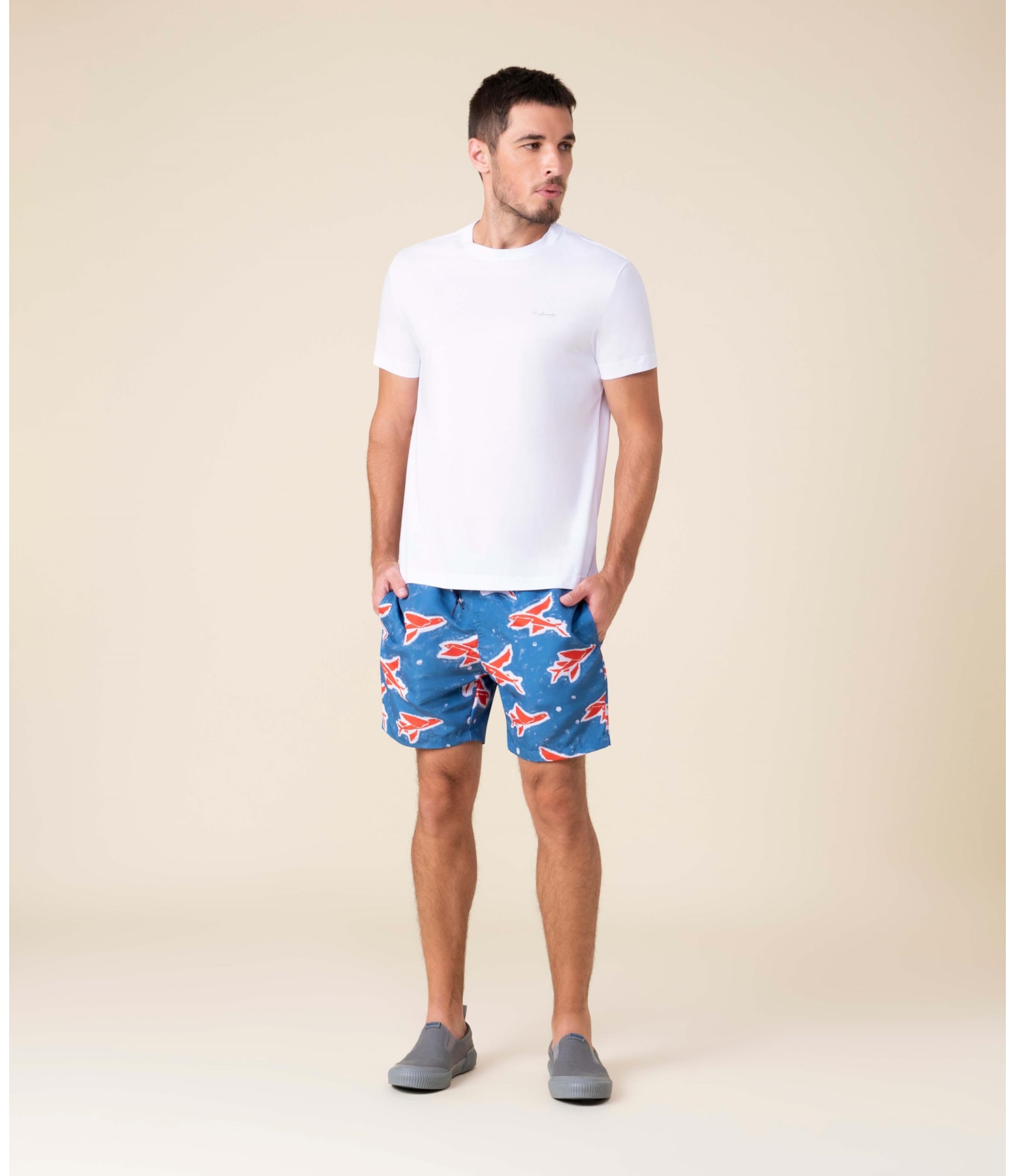 T-Shirt Pima Richards Branco