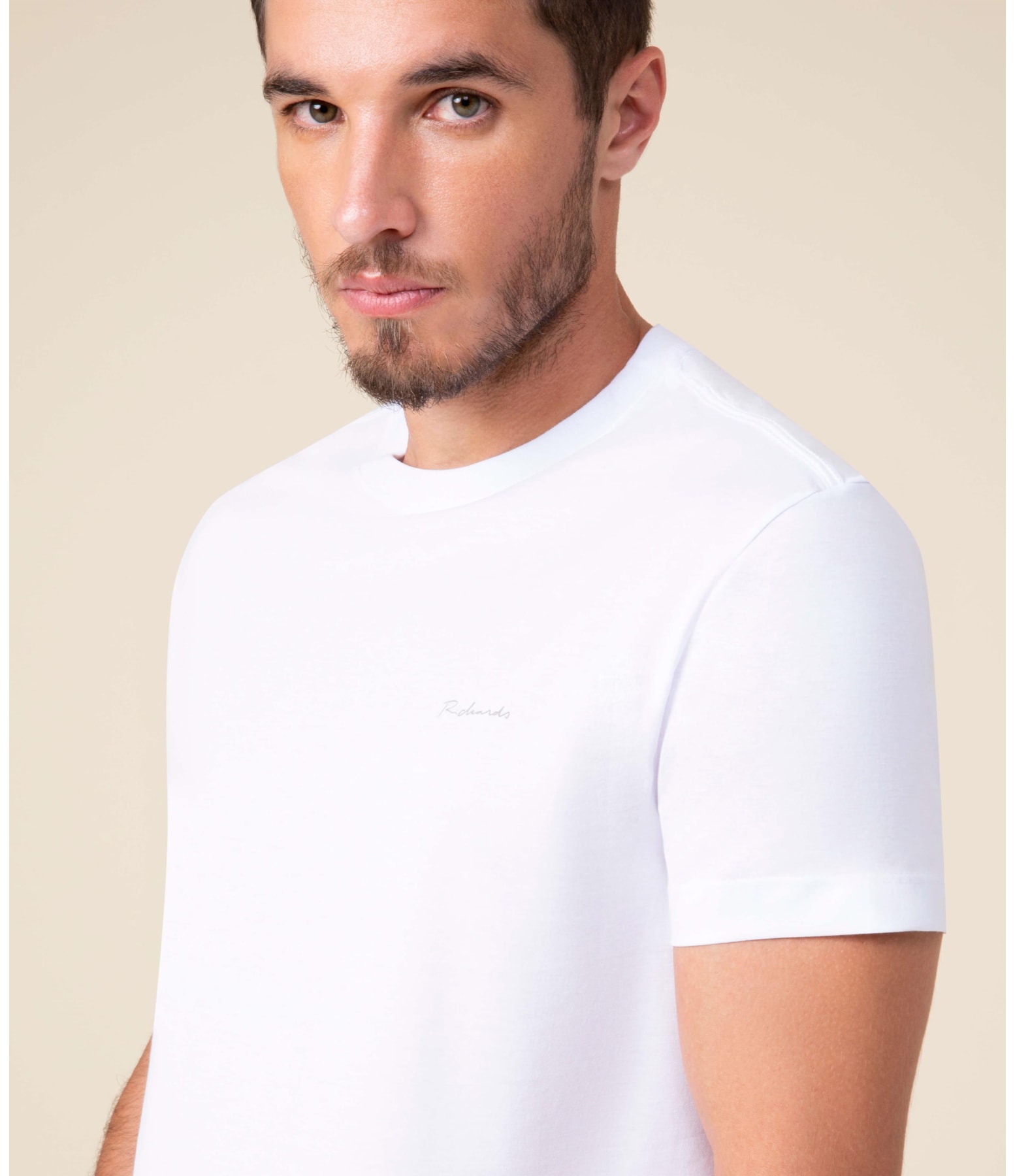 T-Shirt Pima Richards Branco