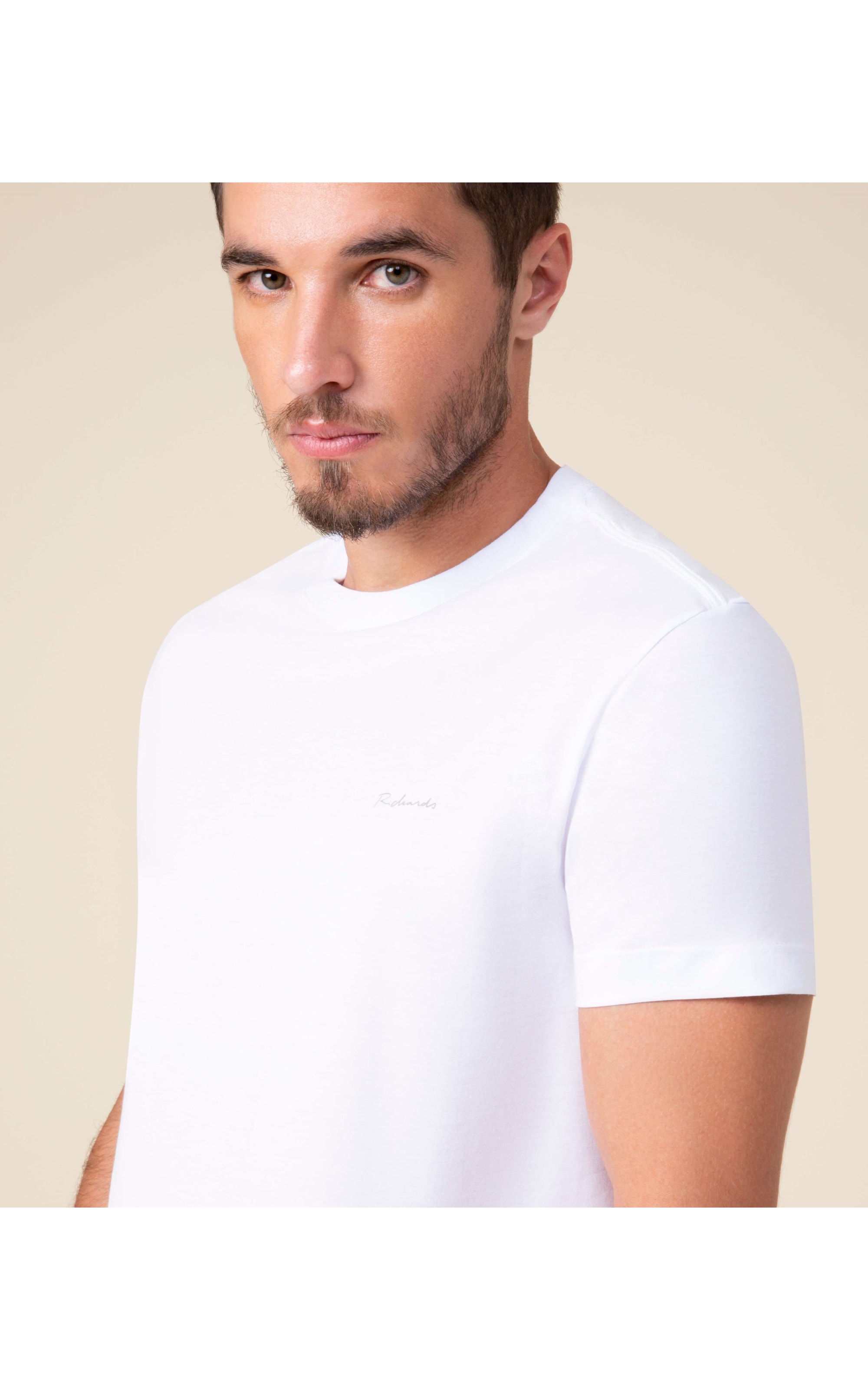 T-Shirt Pima Richards Branco