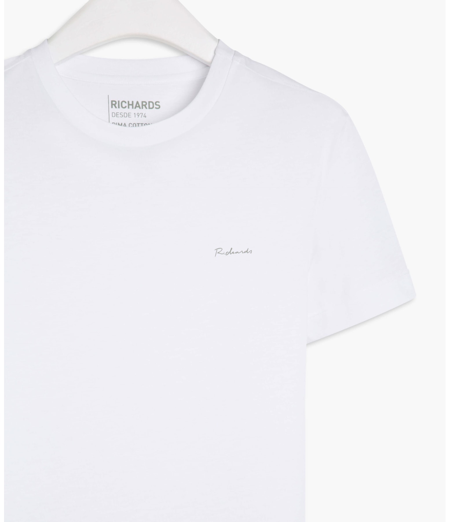 T-Shirt Pima Richards Branco