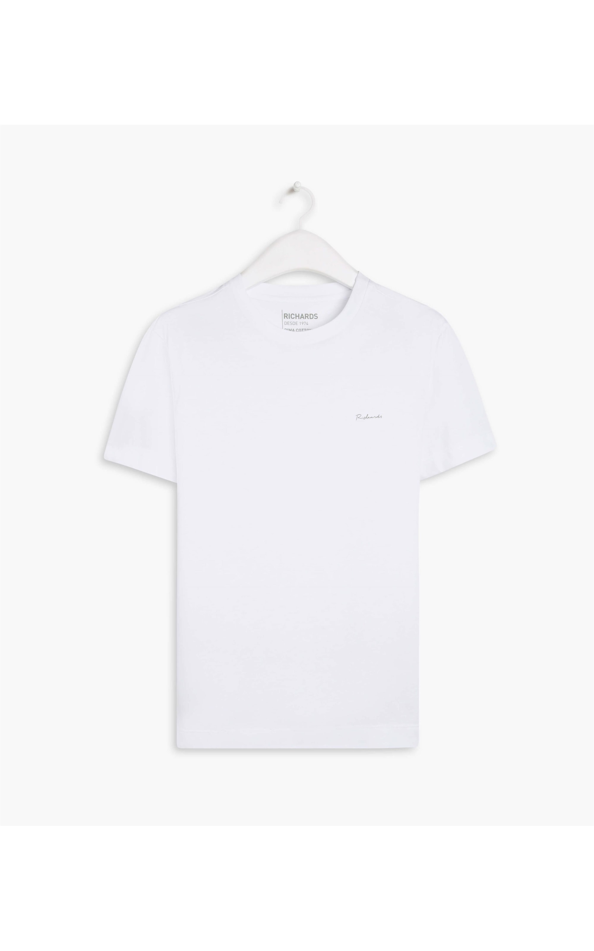 T-Shirt Pima Richards Branco