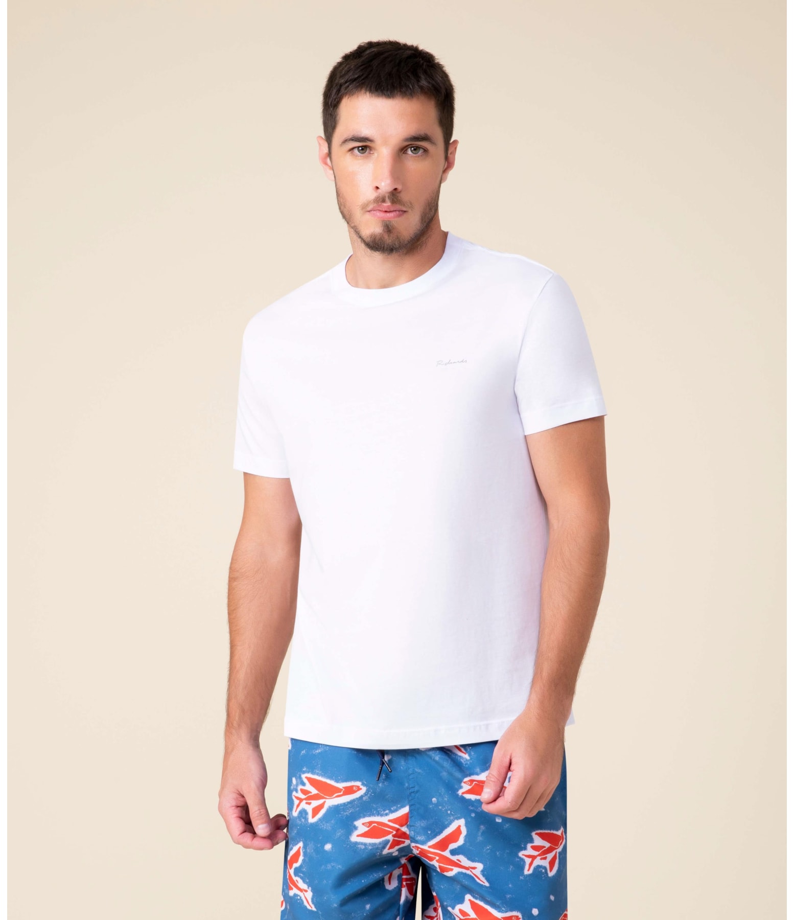 T-Shirt Pima Richards Branco