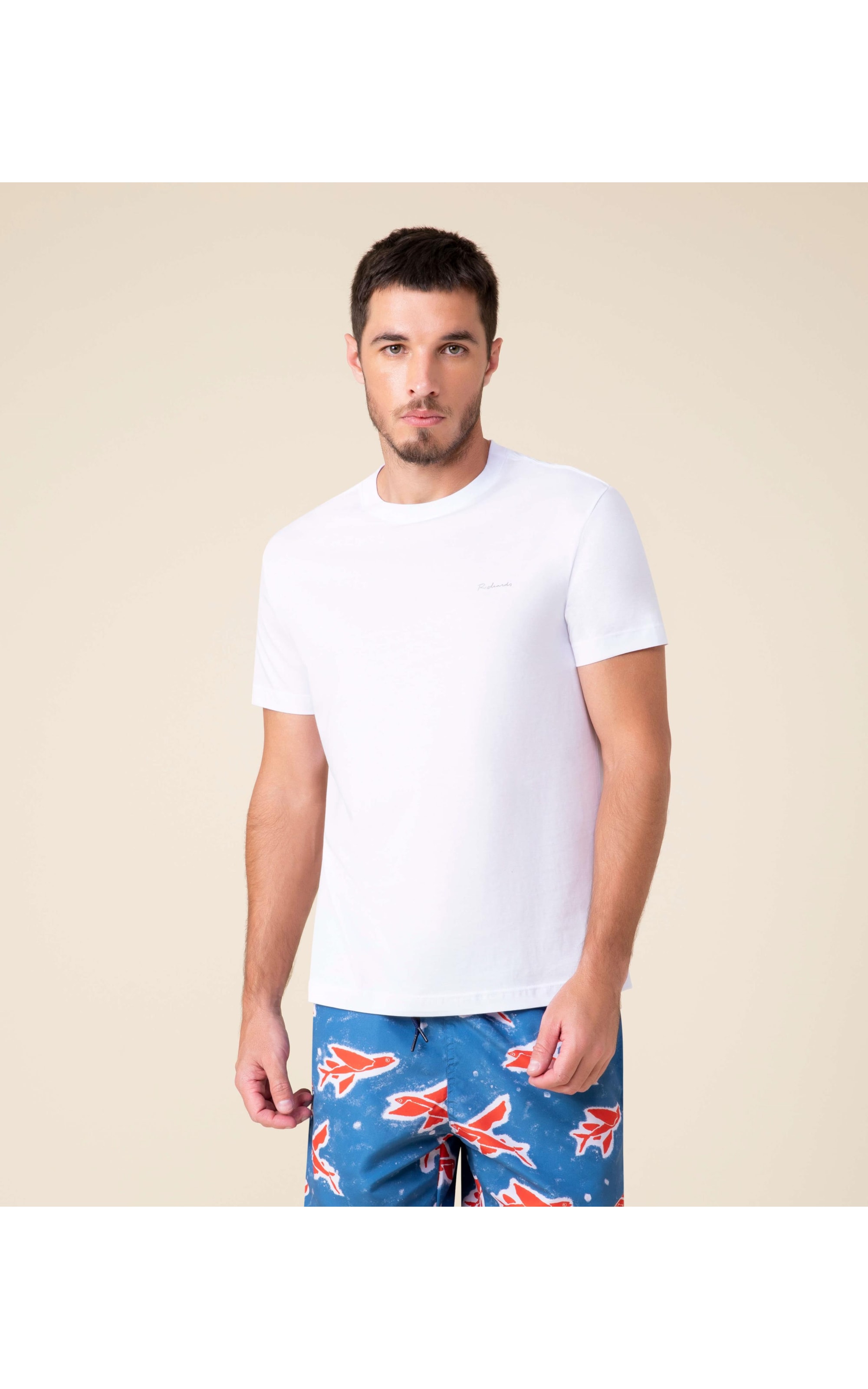 T-Shirt Pima Richards Branco