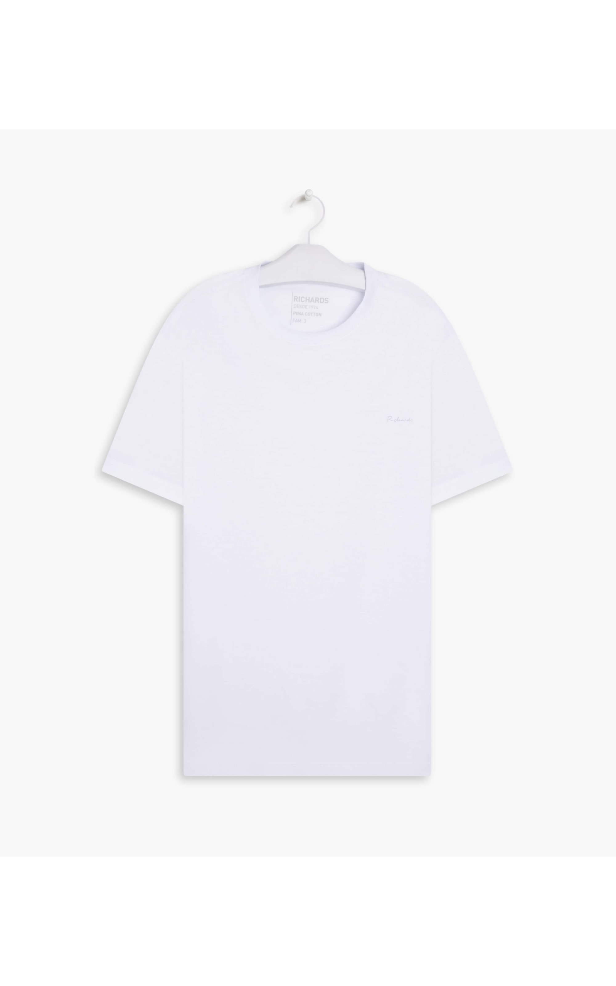 T-Shirt Pima Richards Branco