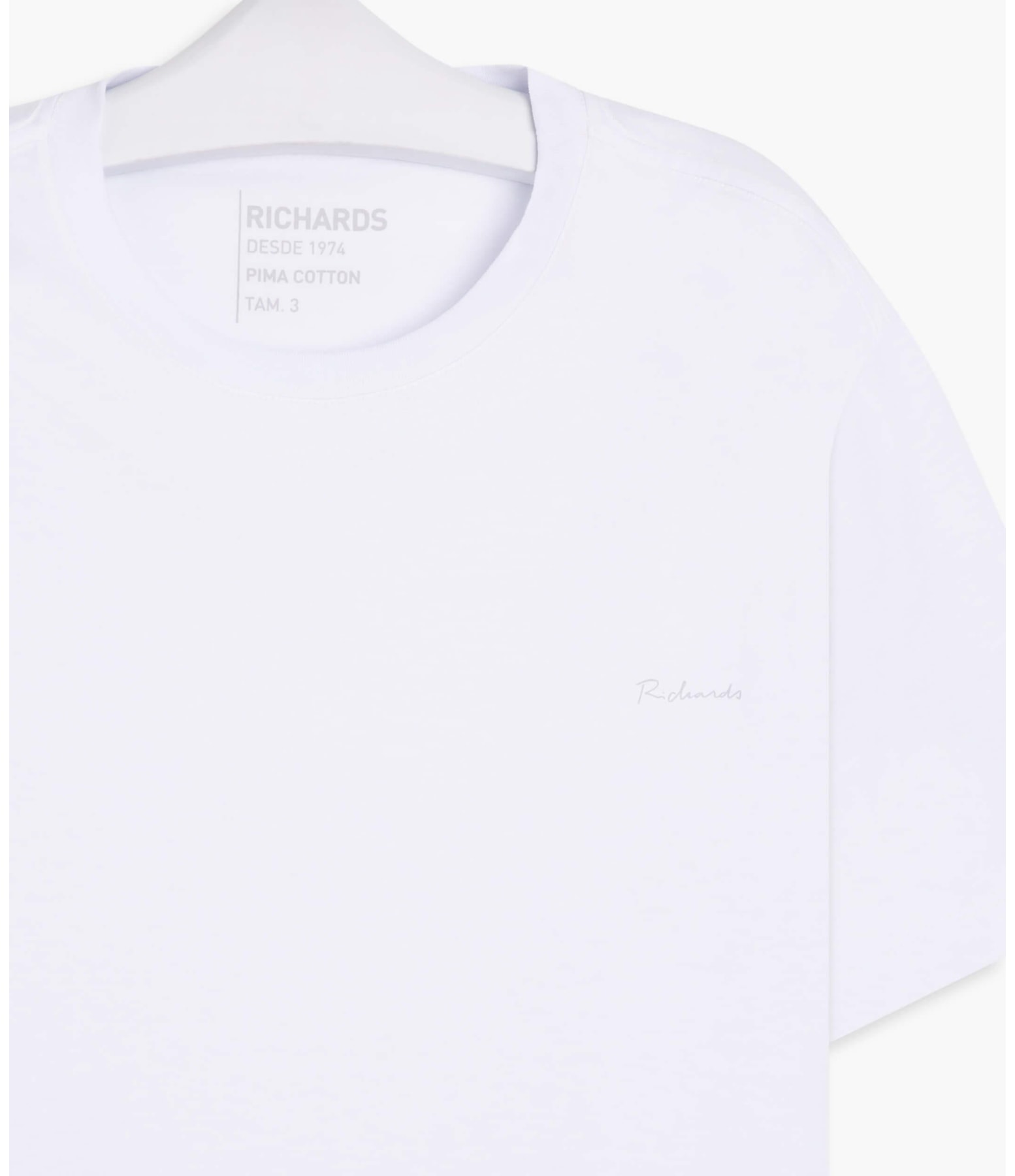 T-Shirt Pima Richards Branco