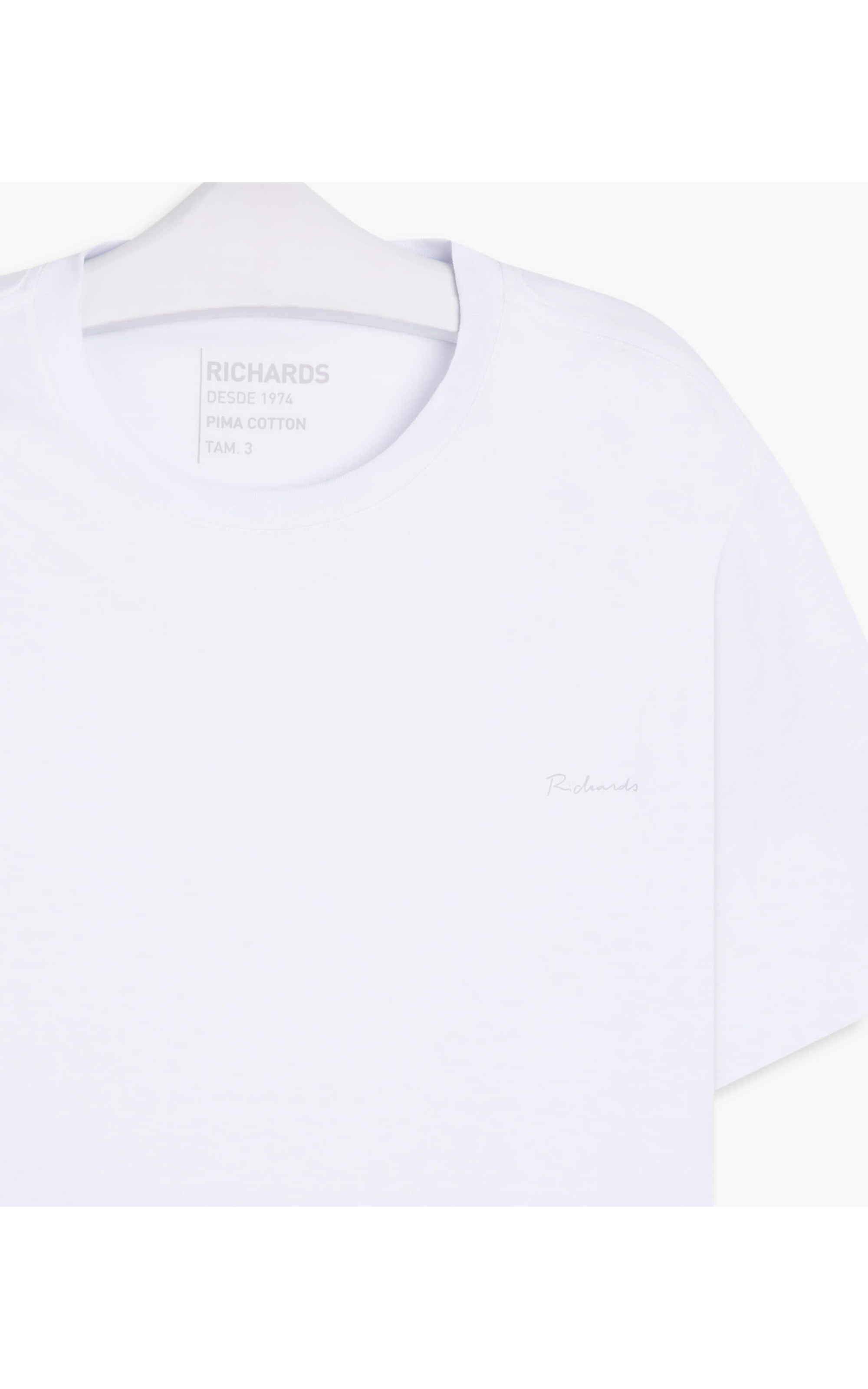 T-Shirt Pima Richards Branco