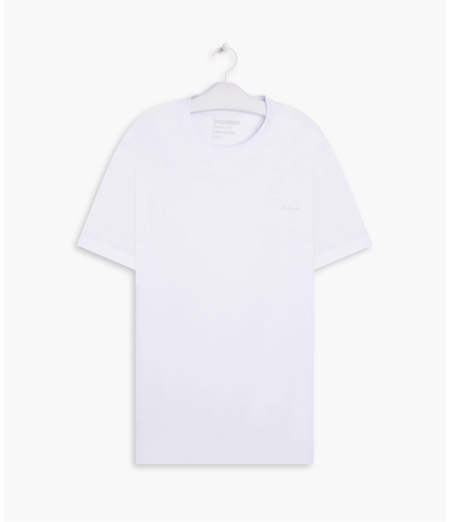 T-Shirt Pima Richards Branco