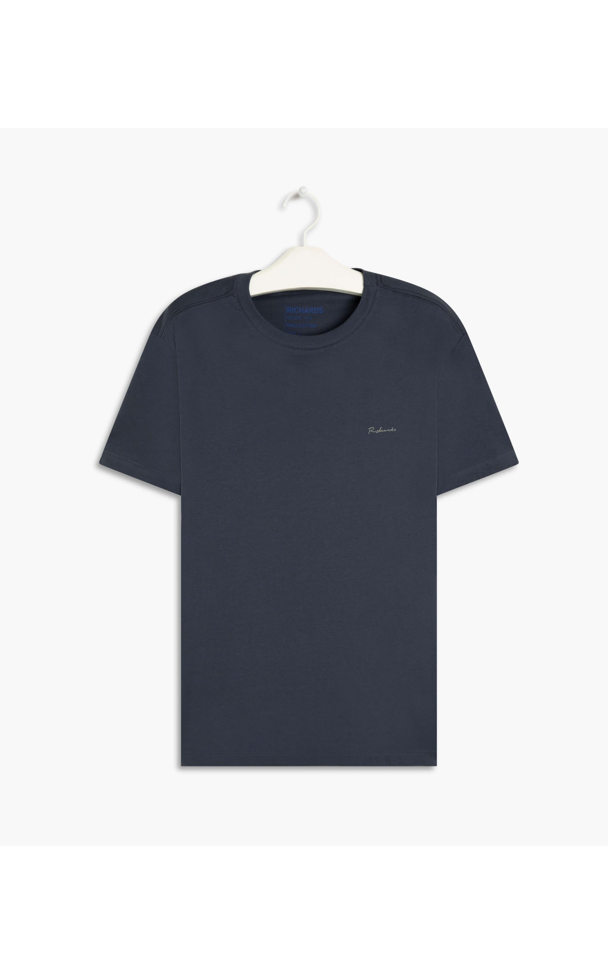 T-Shirt Pima Richards Dark Navy