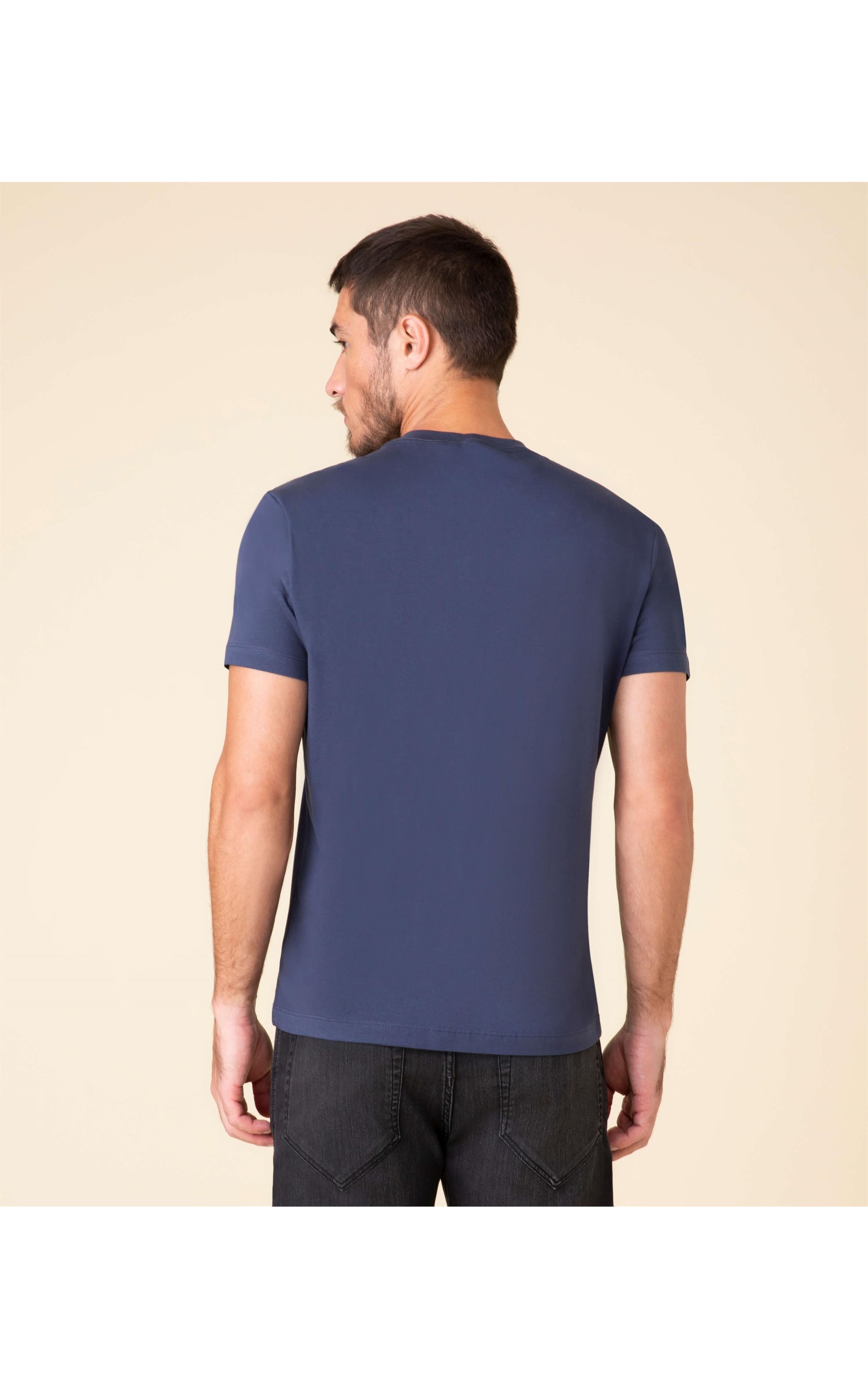 T-Shirt Pima Richards Dark Navy