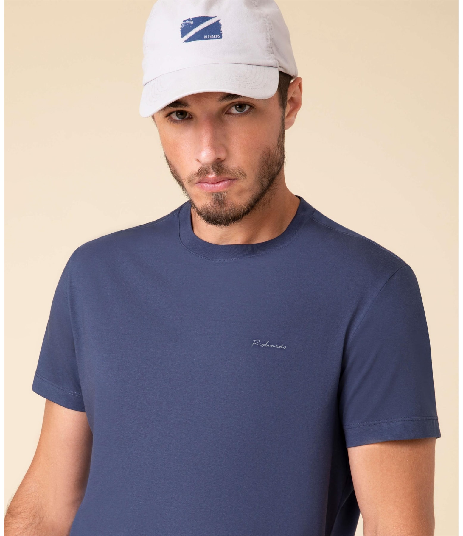 T-Shirt Pima Richards Dark Navy