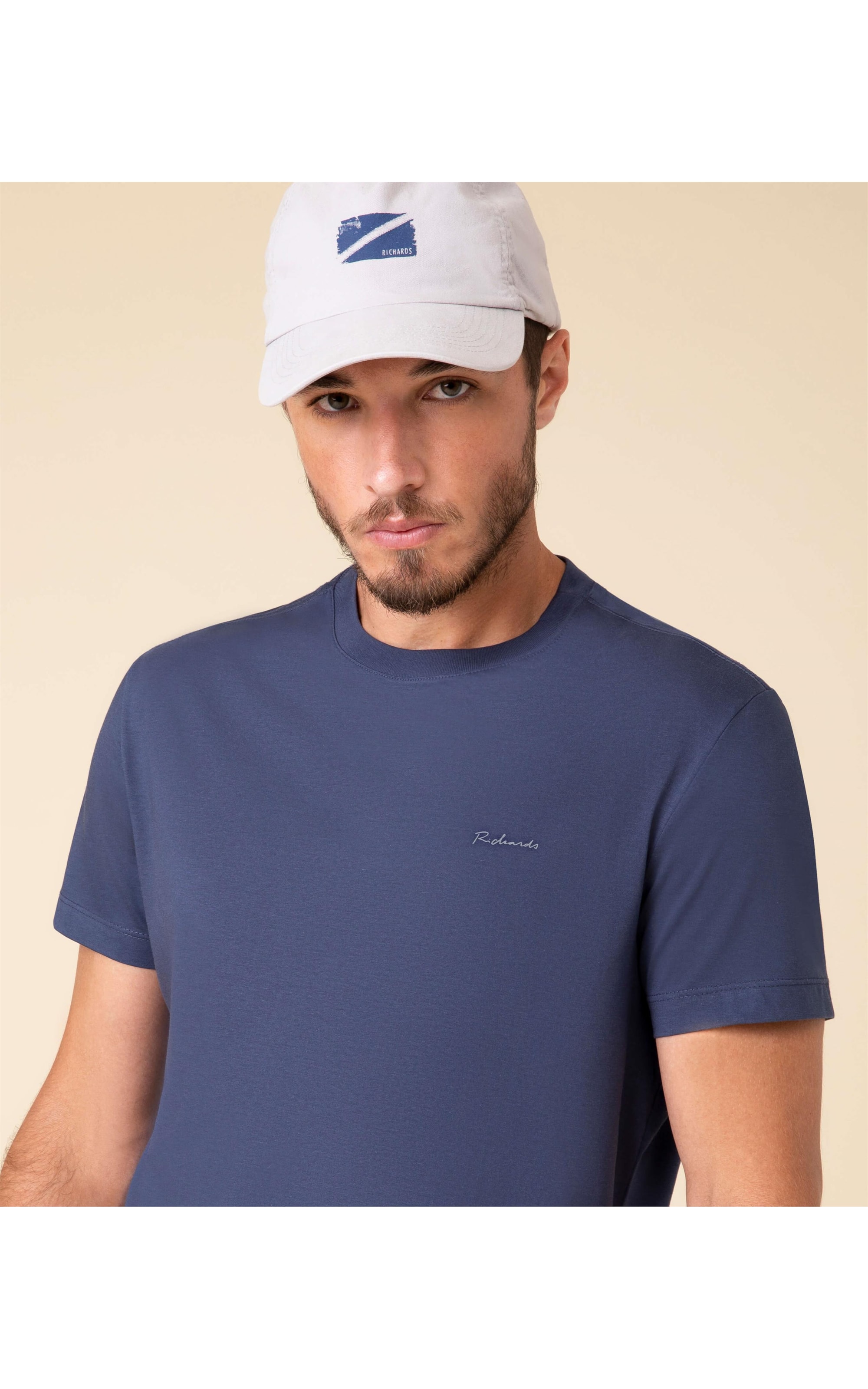 T-Shirt Pima Richards Dark Navy
