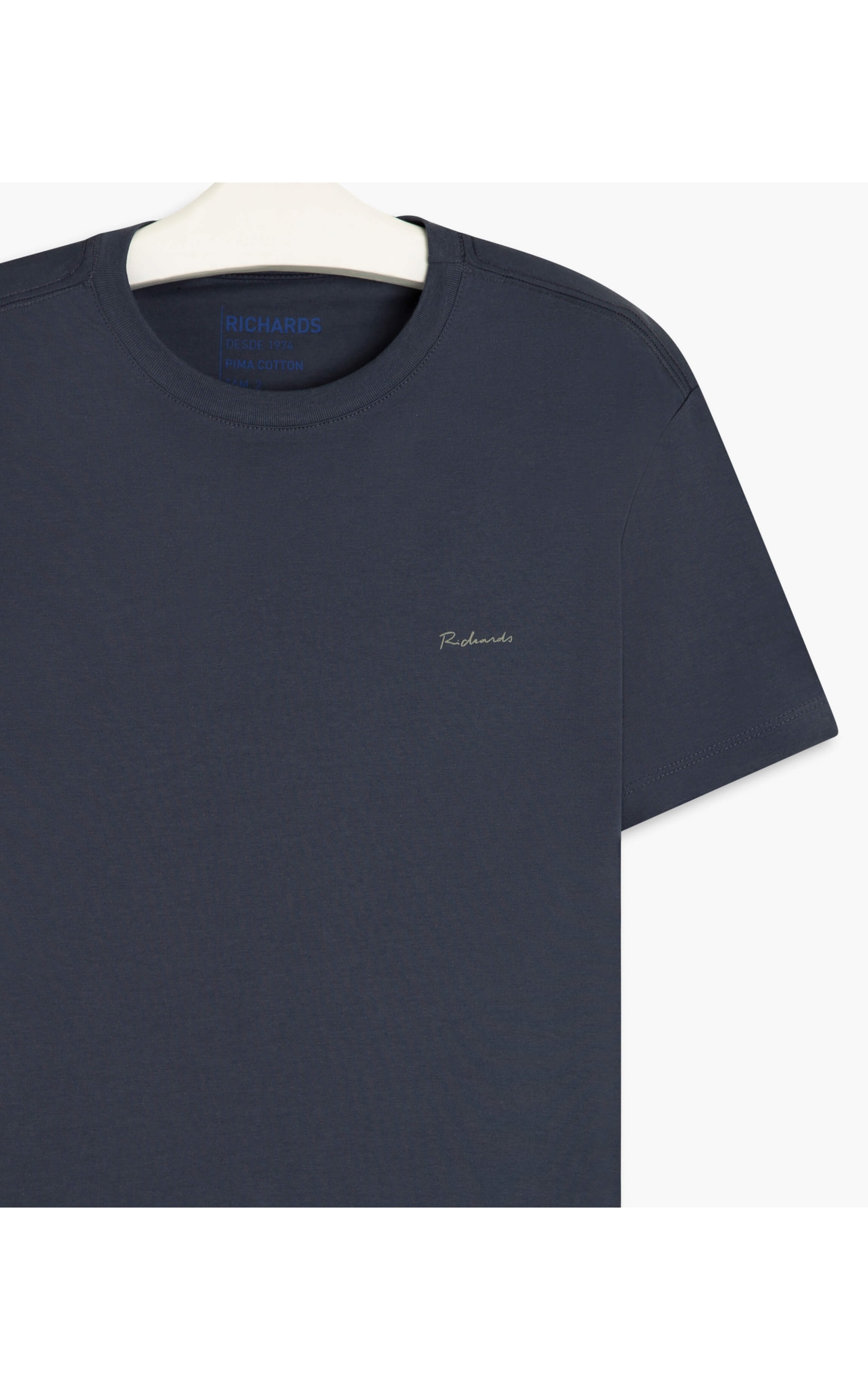 T-Shirt Pima Richards Dark Navy