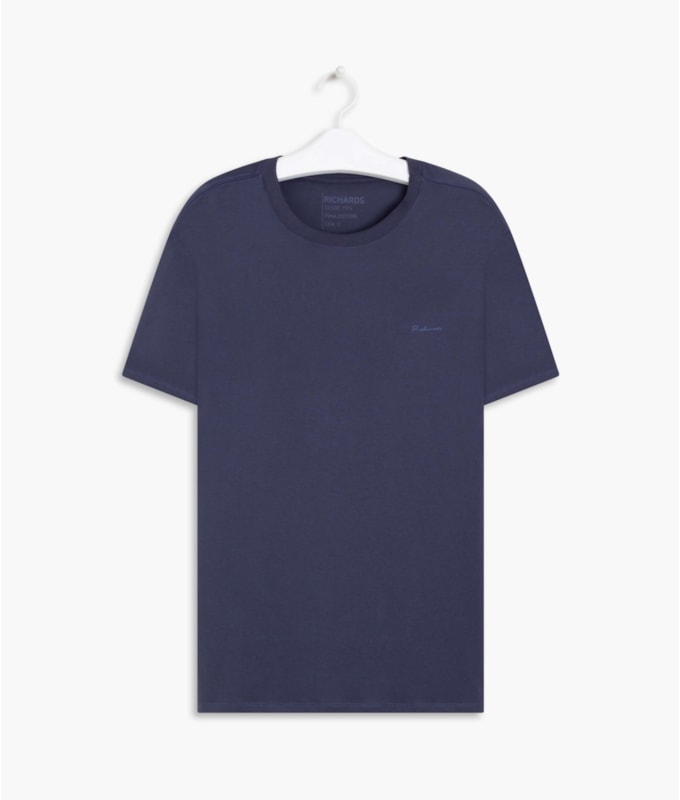 T-Shirt Pima Richards Dark Navy