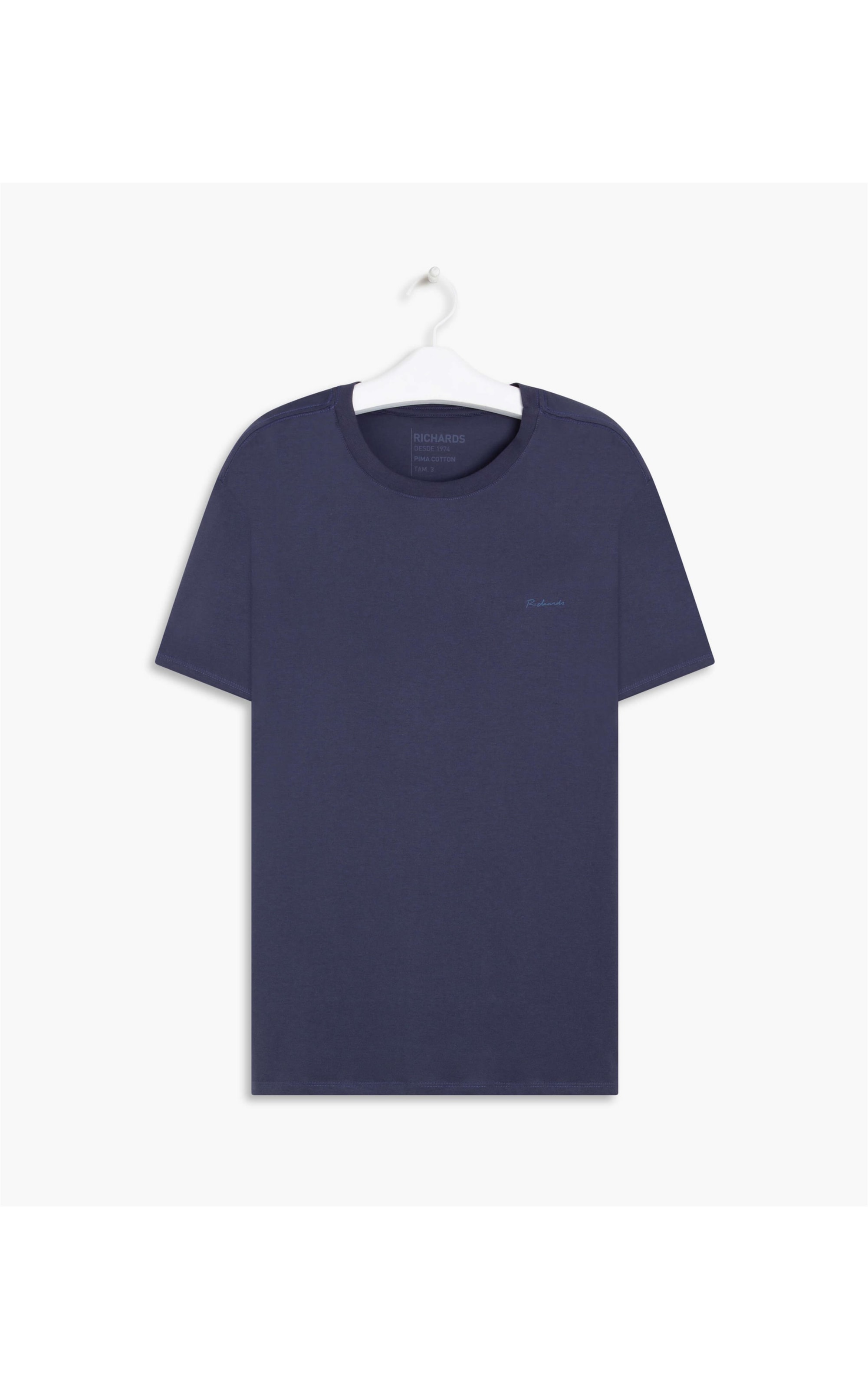 T-Shirt Pima Richards Dark Navy
