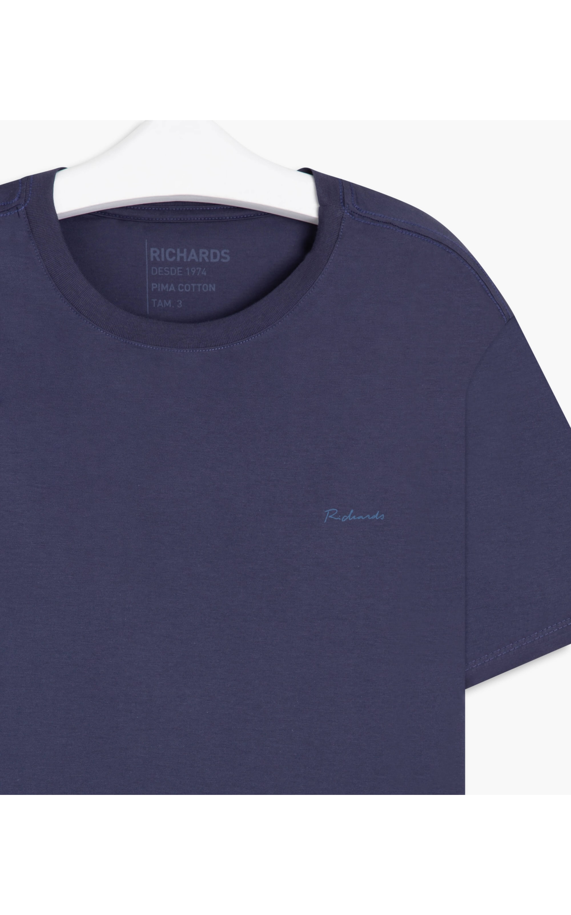 T-Shirt Pima Richards Dark Navy