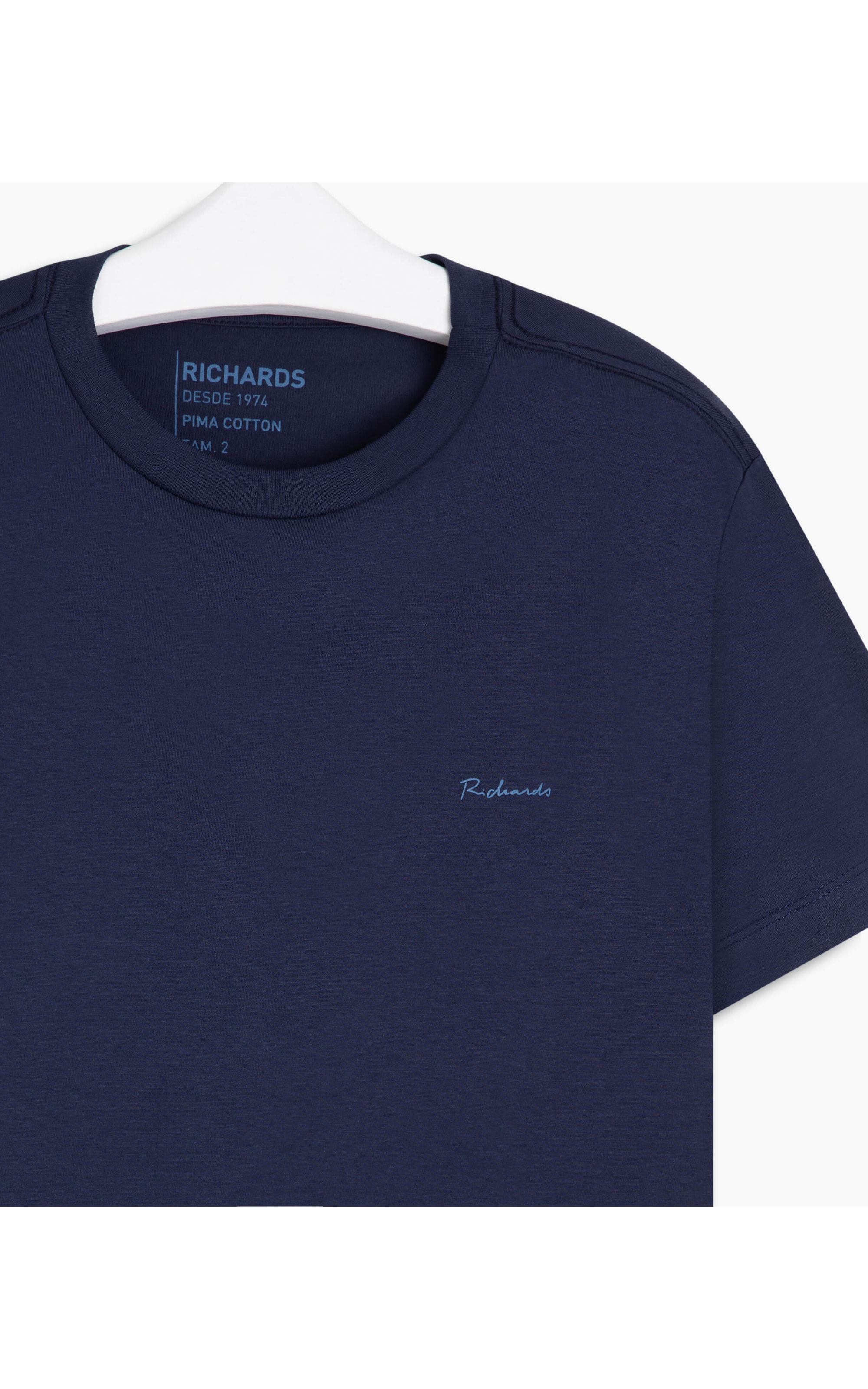 T-Shirt Pima Richards Marinho