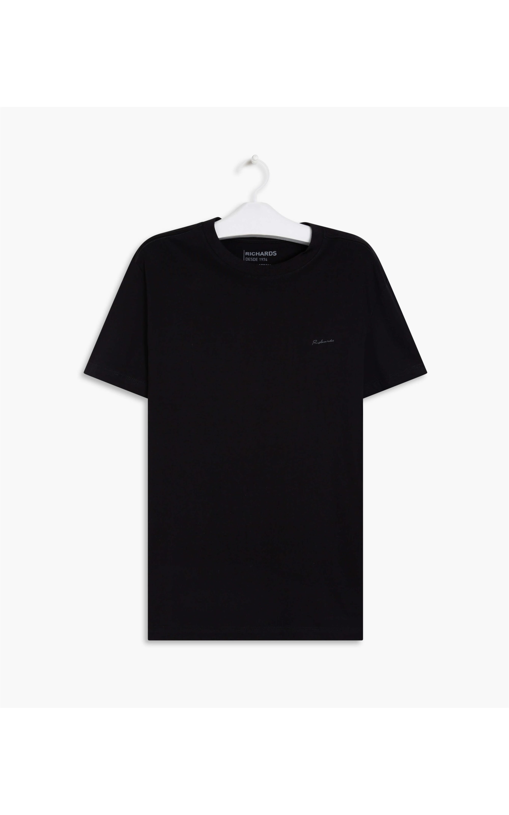 T-Shirt Pima Richards Preto