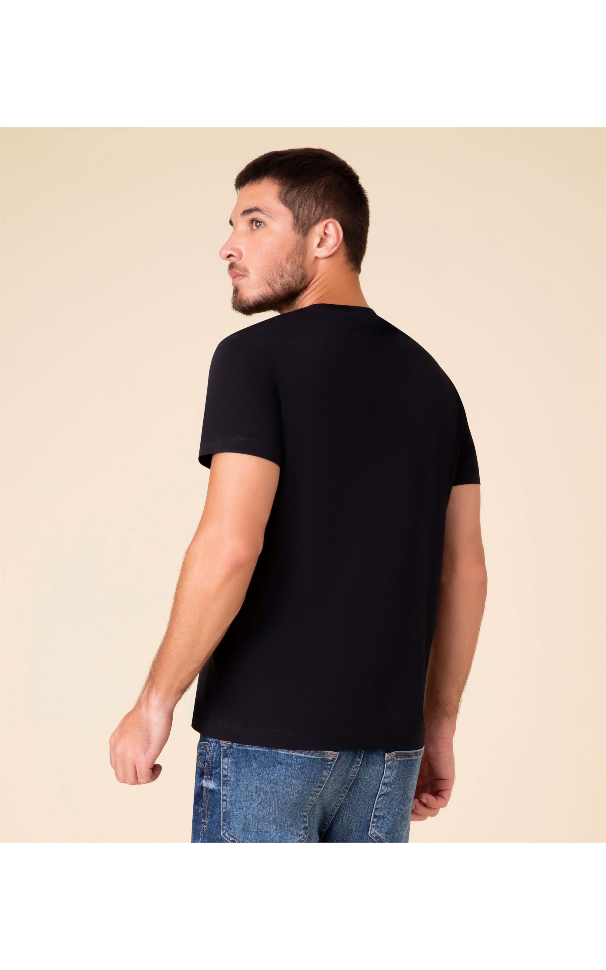T-Shirt Pima Richards Preto