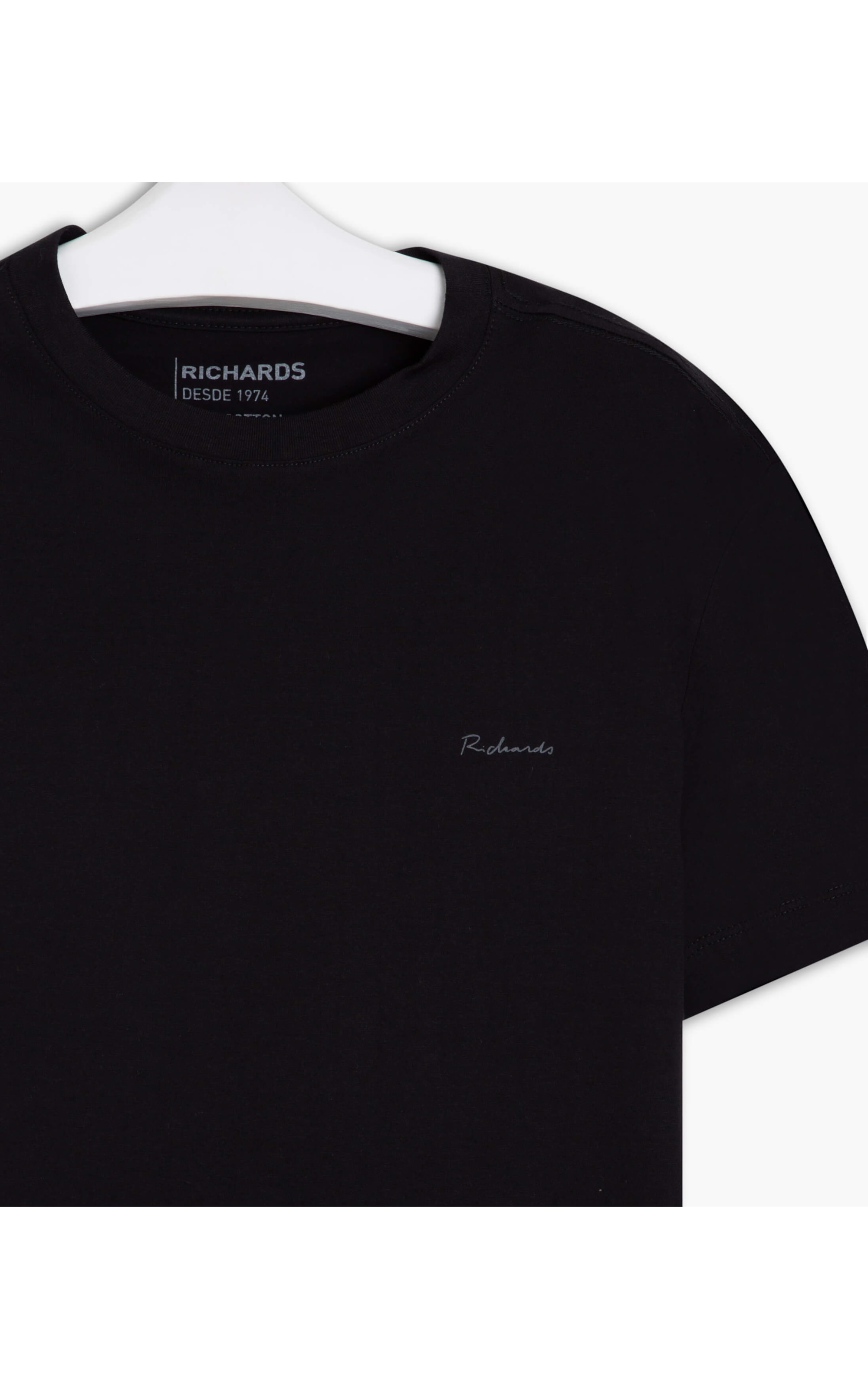T-Shirt Pima Richards Preto