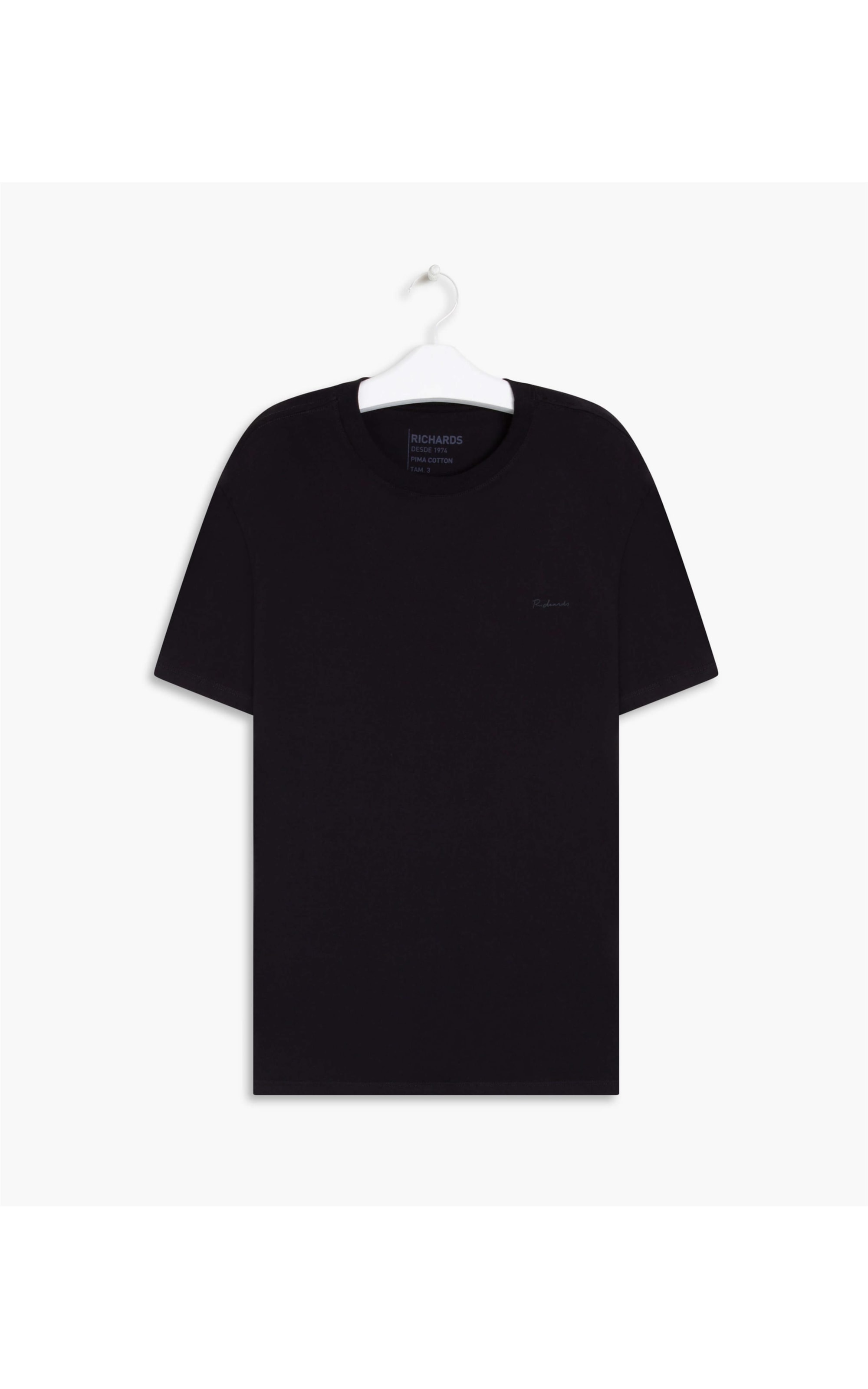 T-Shirt Pima Richards Preto