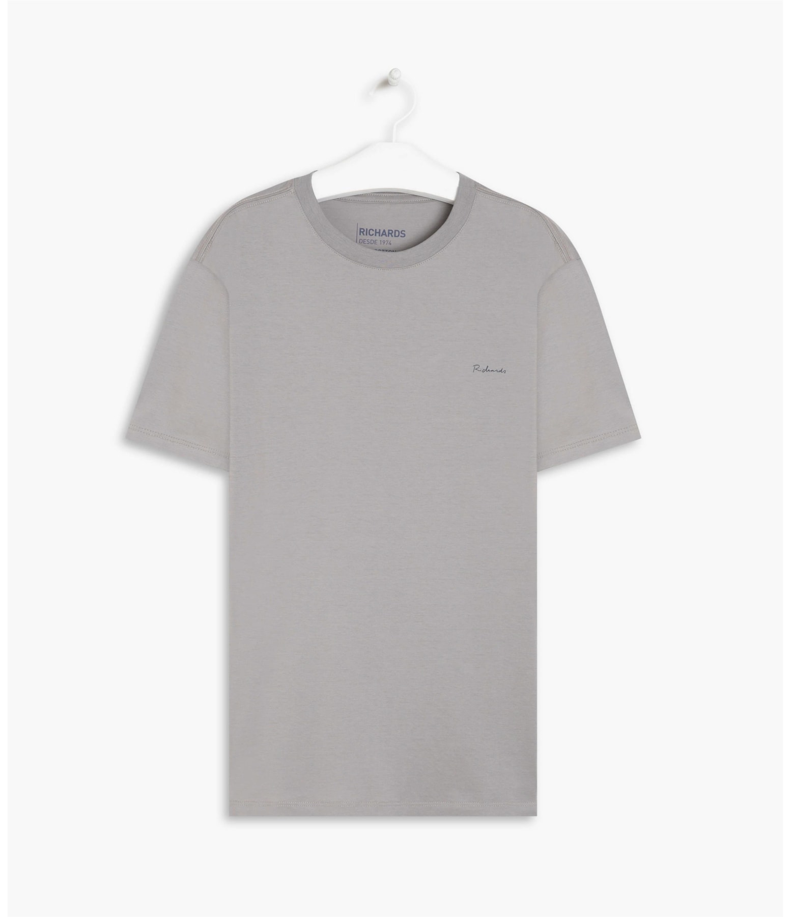 T-Shirt Pima Richards Silver Gray