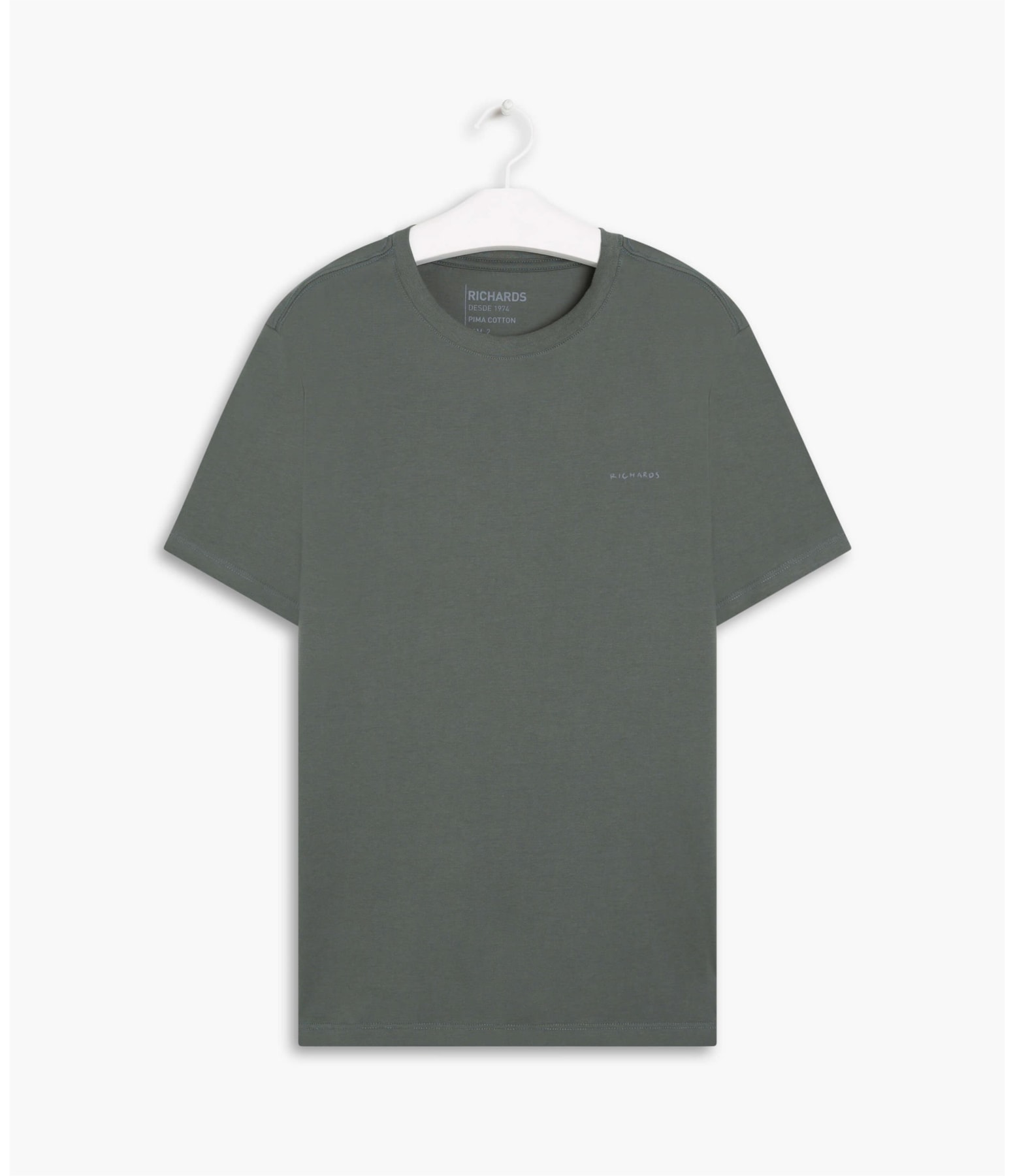 T-Shirt Pima Richards Verde Escuro
