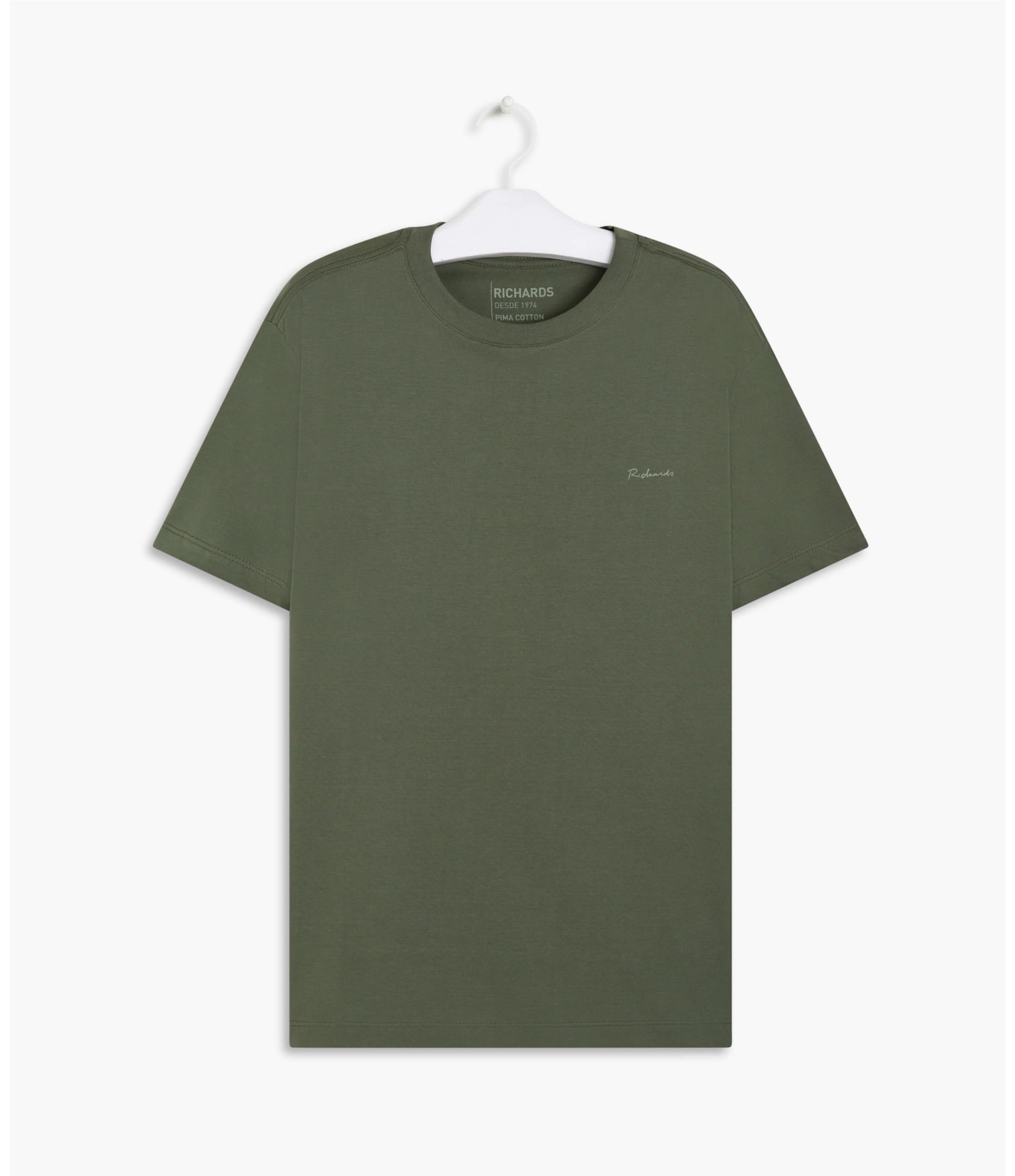 T-Shirt Pima Richards Verde Militar