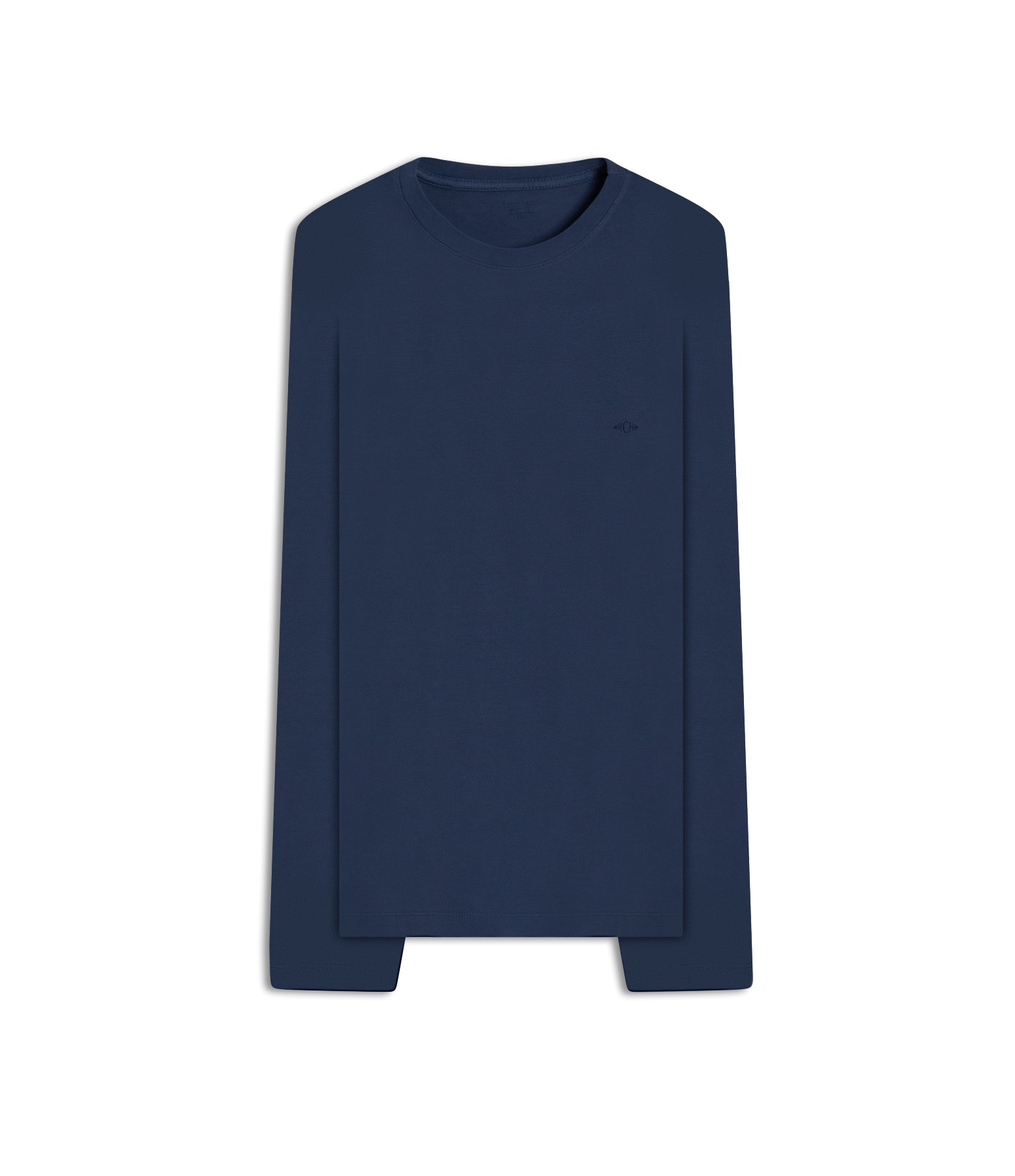 T-Shirt Piquet Gd Ml Basic Fit Dark Blue