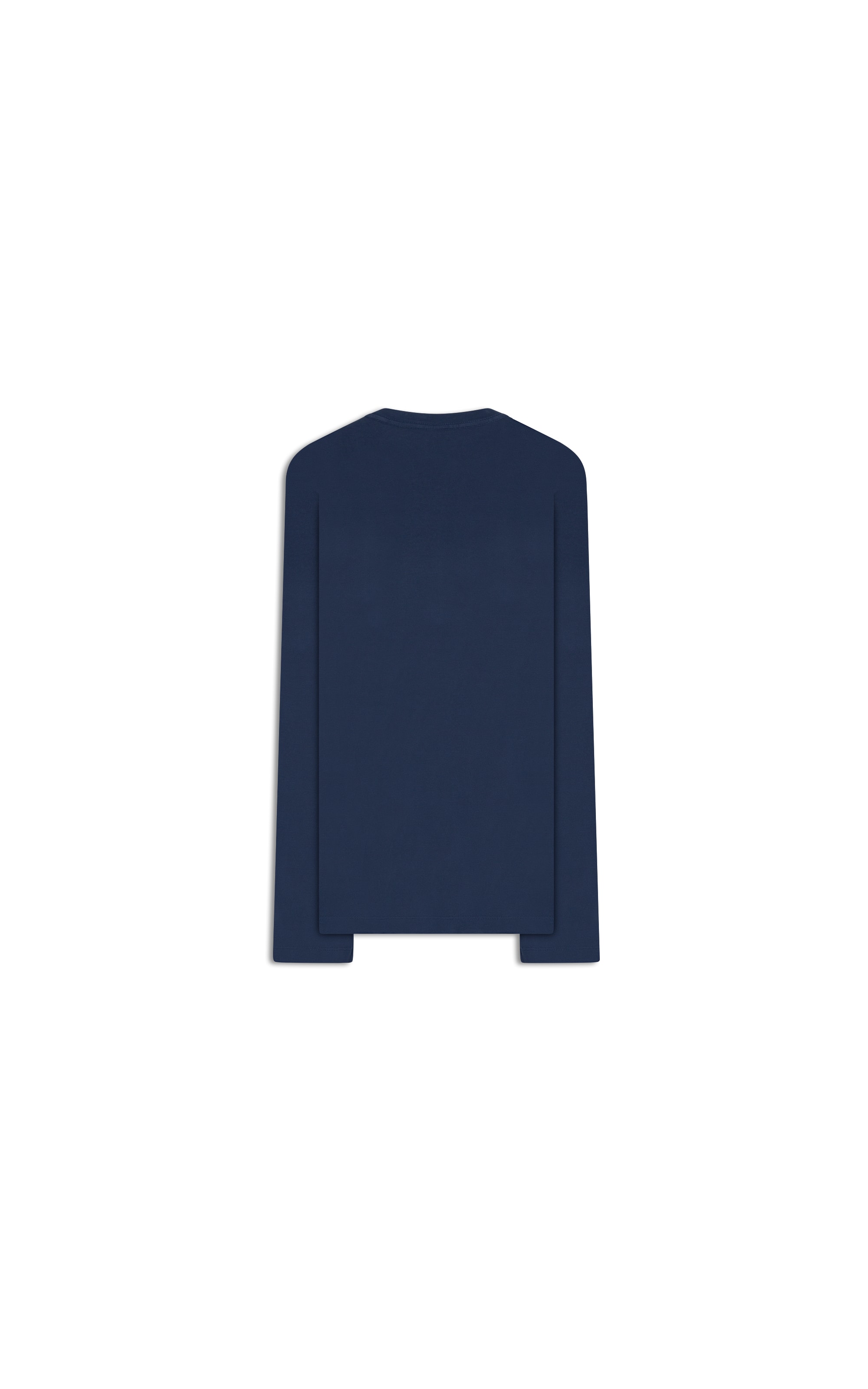 T-Shirt Piquet Gd Ml Basic Fit Dark Blue