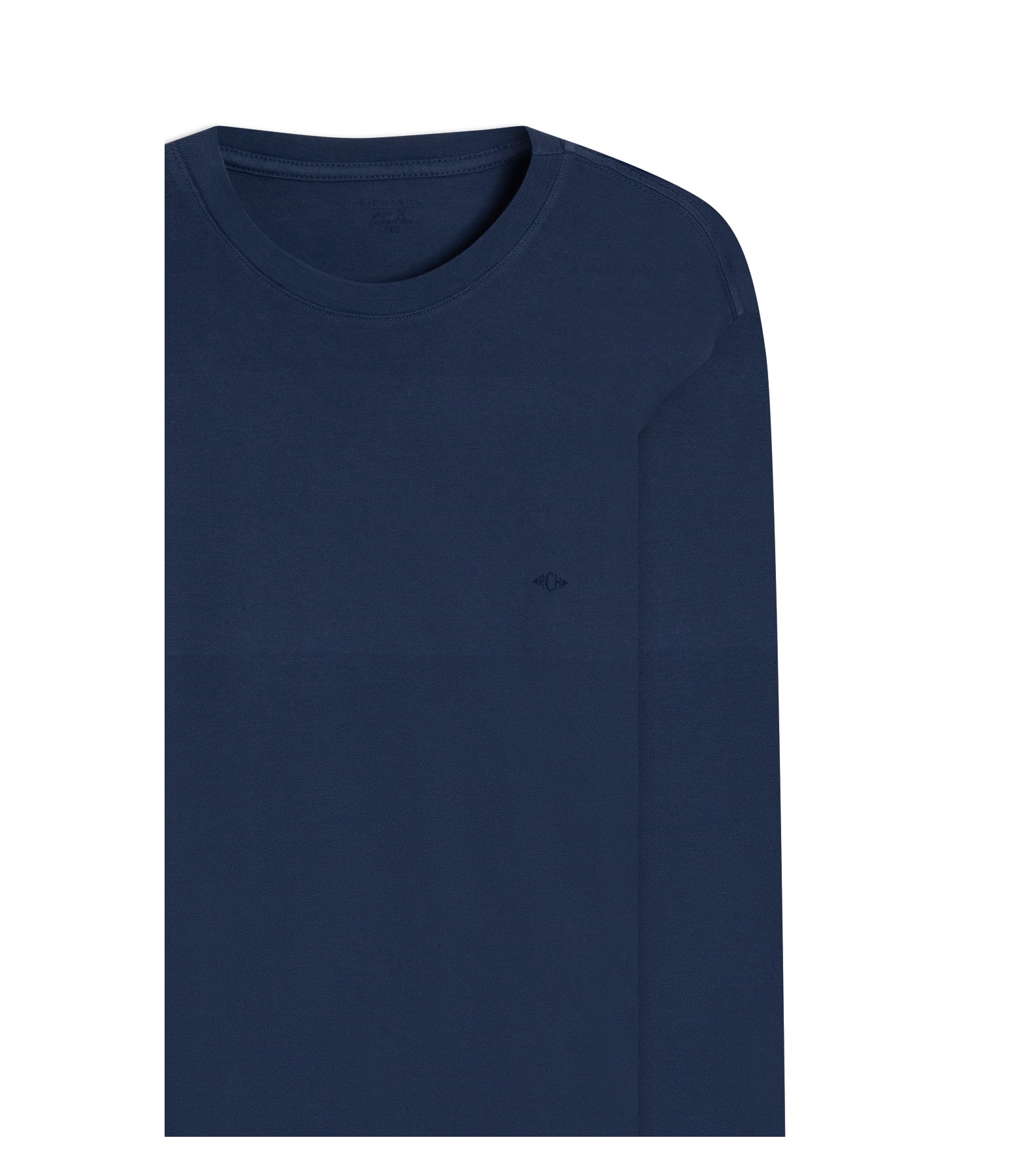 T-Shirt Piquet Gd Ml Basic Fit Dark Blue