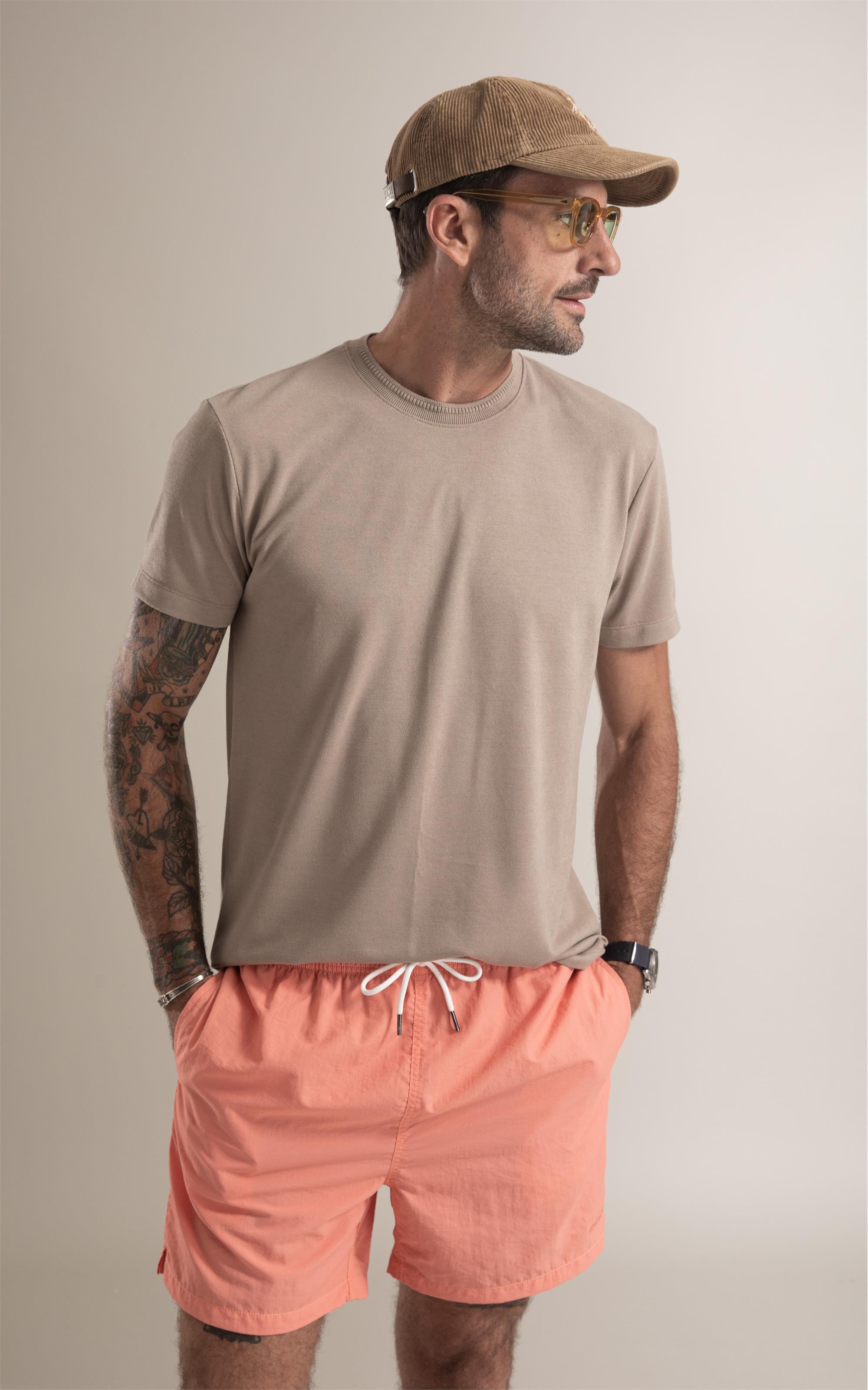 T-Shirt Piquet Havana