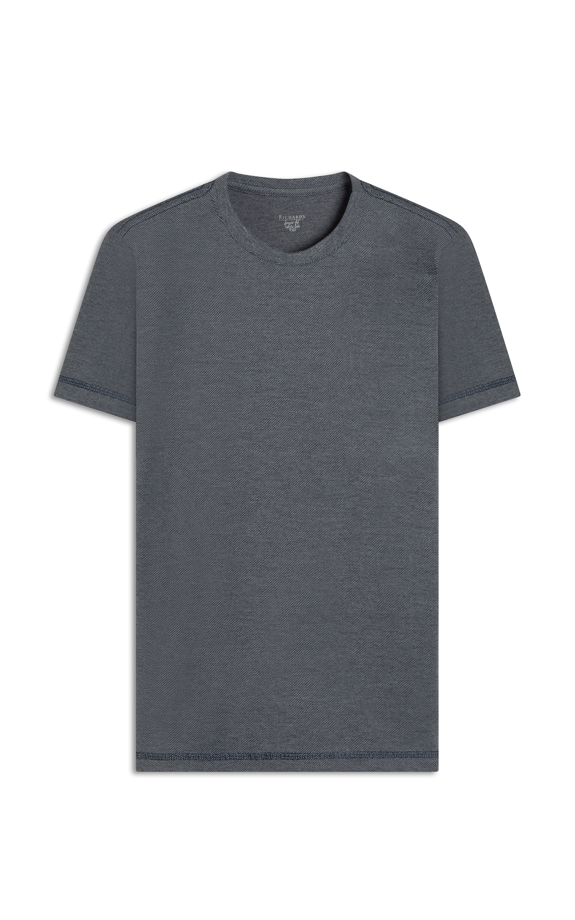 T-Shirt Piquet Juno Mc Basic Fit Dark Navy