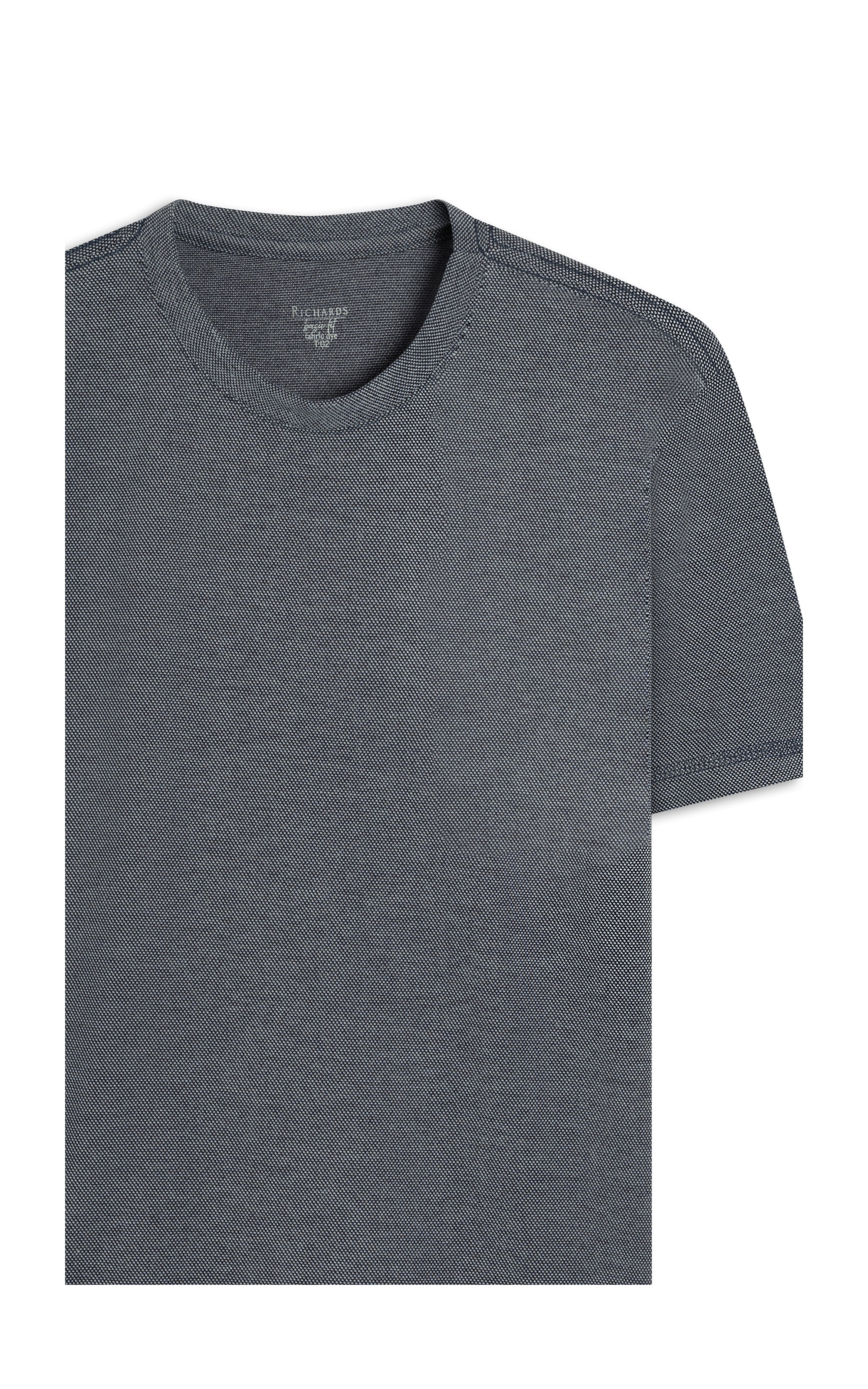 T-Shirt Piquet Juno Mc Basic Fit Dark Navy