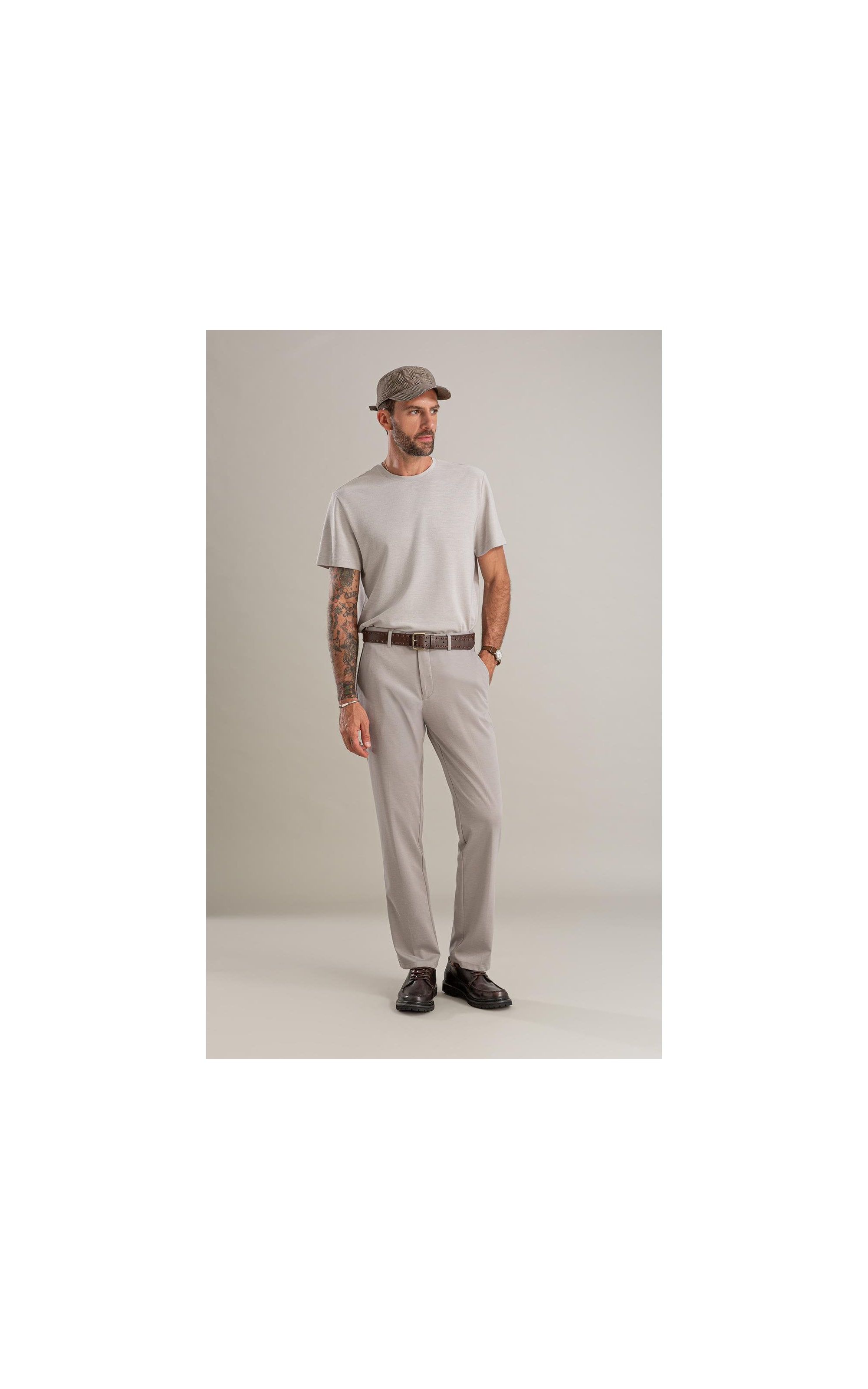 T-Shirt Piquet Juno Mc Basic Fit Prata