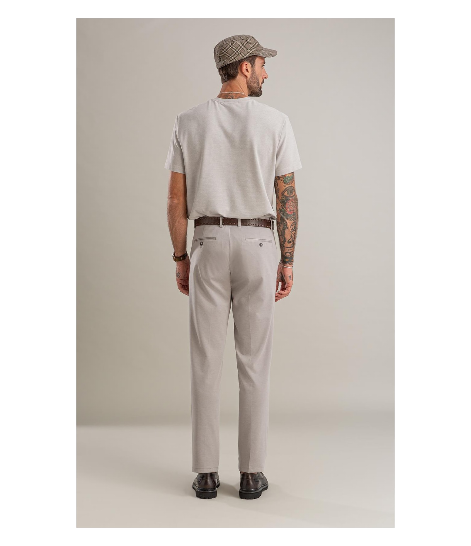 T-Shirt Piquet Juno Mc Basic Fit Prata