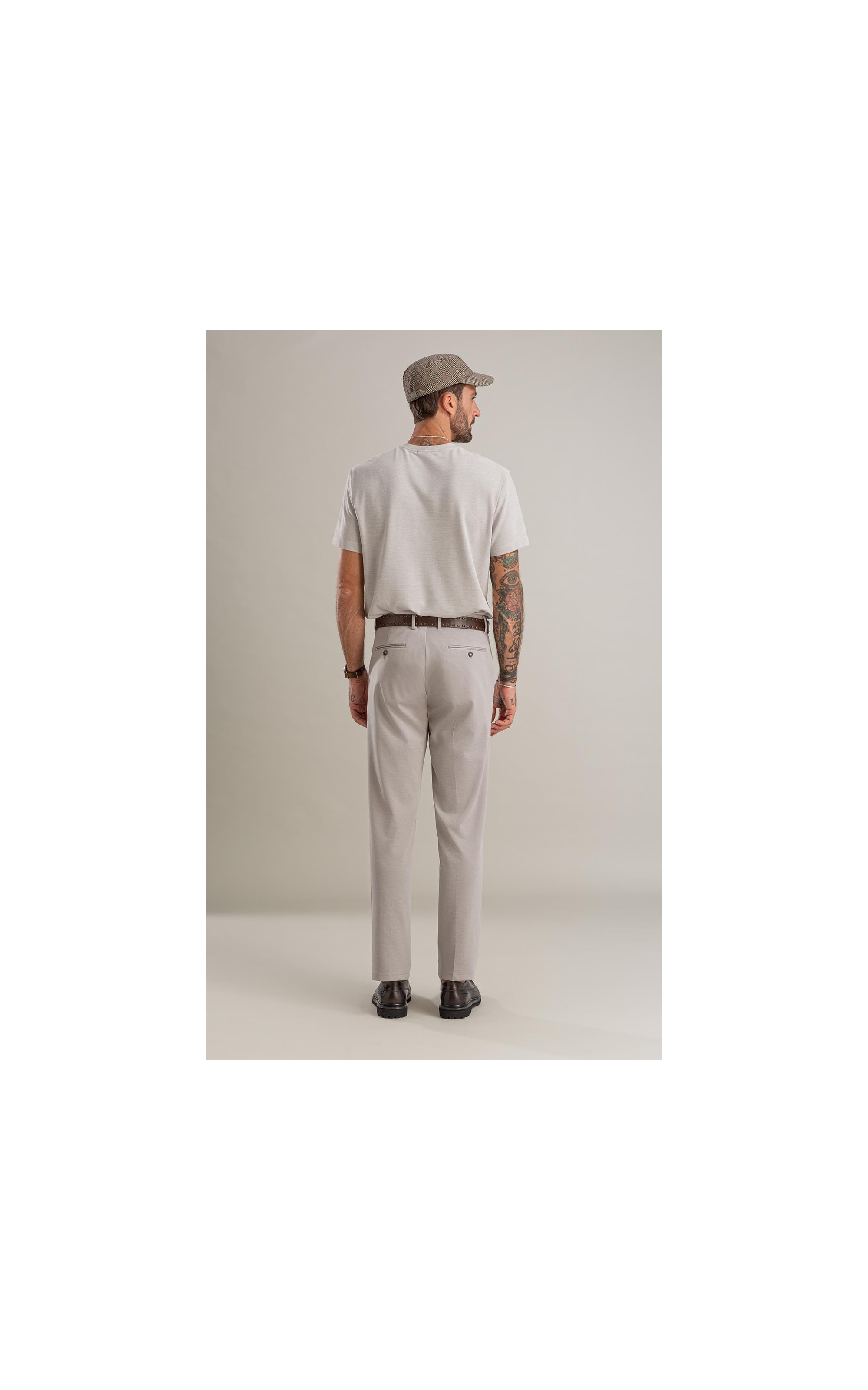 T-Shirt Piquet Juno Mc Basic Fit Prata