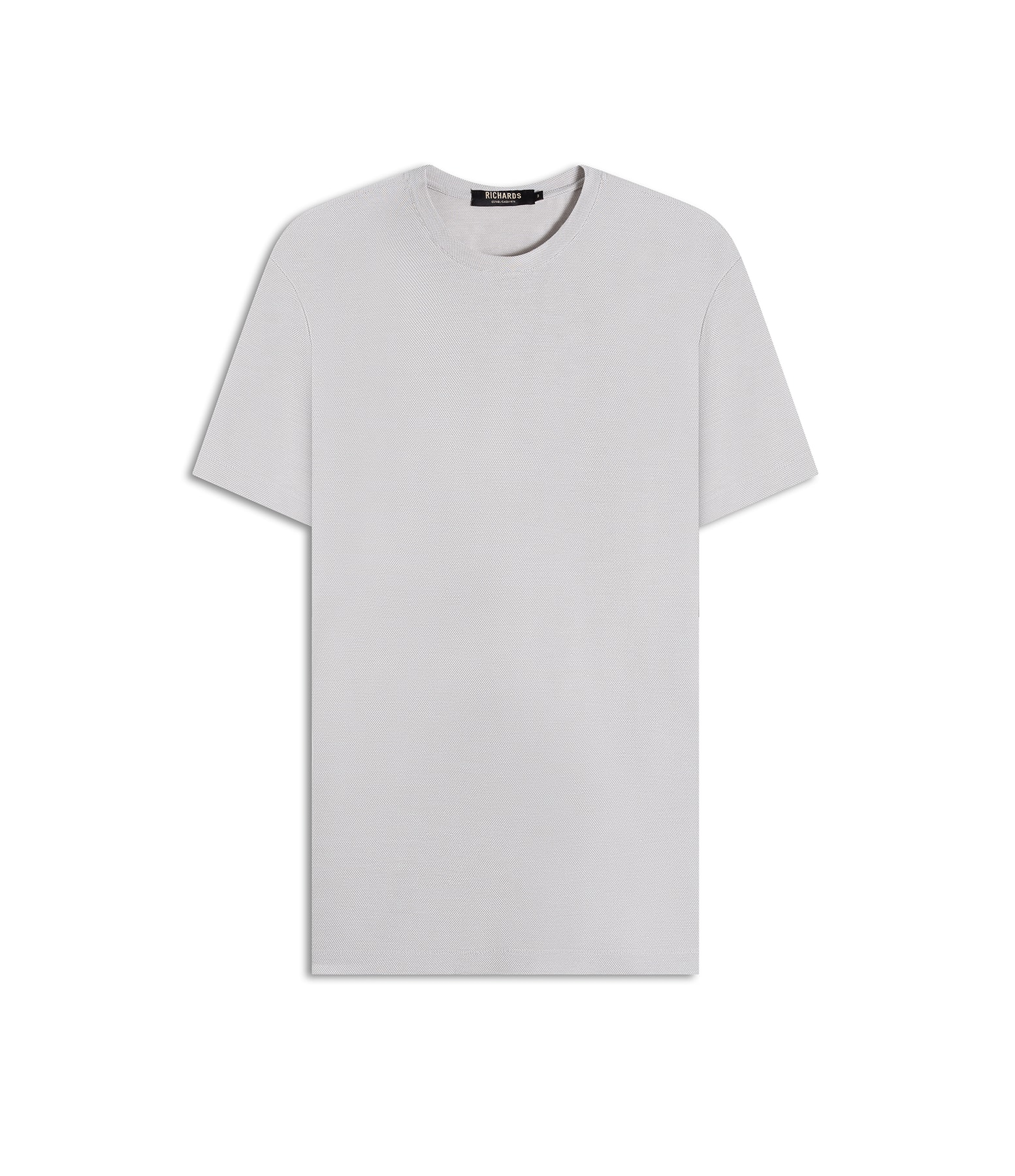 T-Shirt Piquet Juno Mc Basic Fit Prata