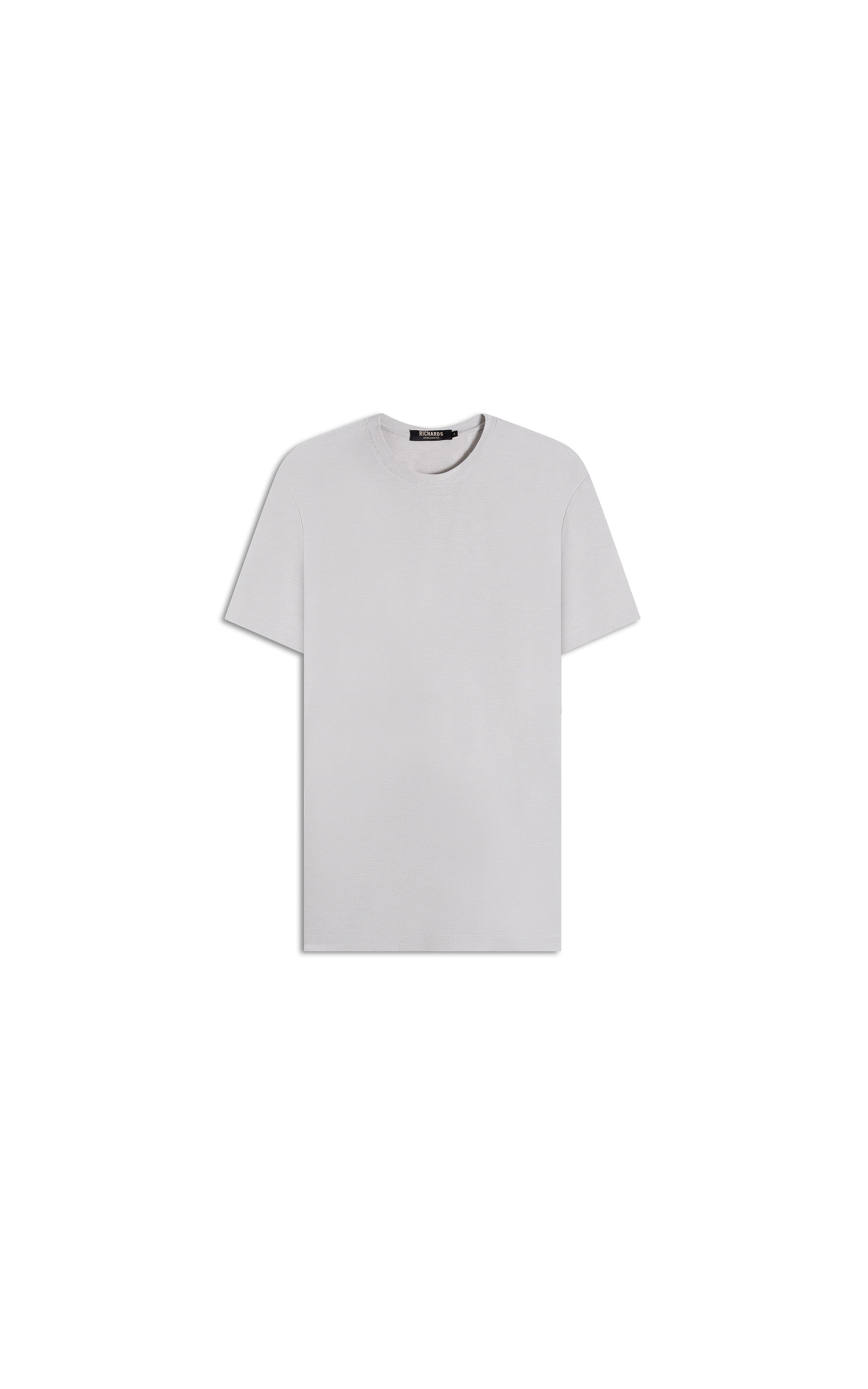 T-Shirt Piquet Juno Mc Basic Fit Prata