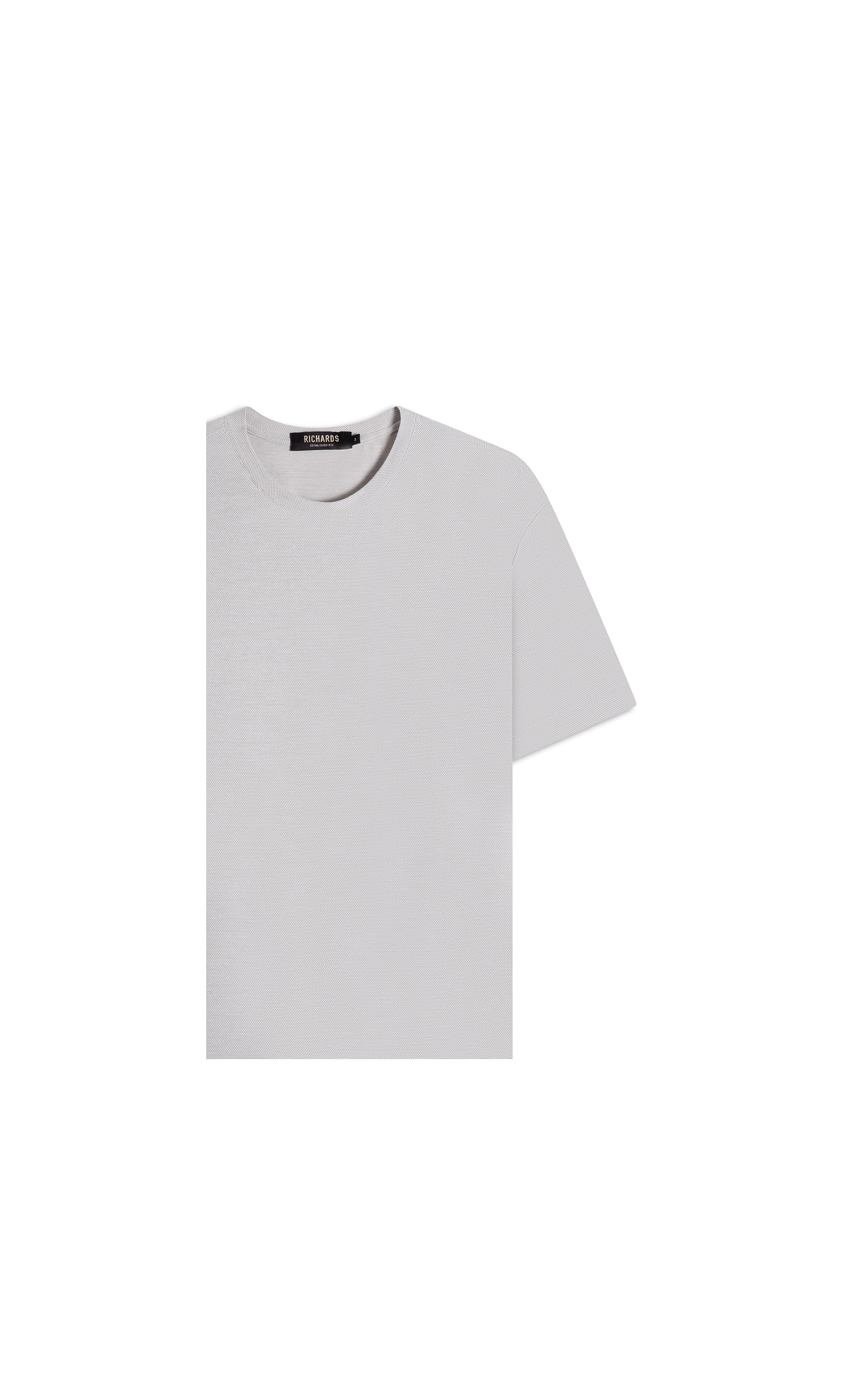 T-Shirt Piquet Juno Mc Basic Fit Prata