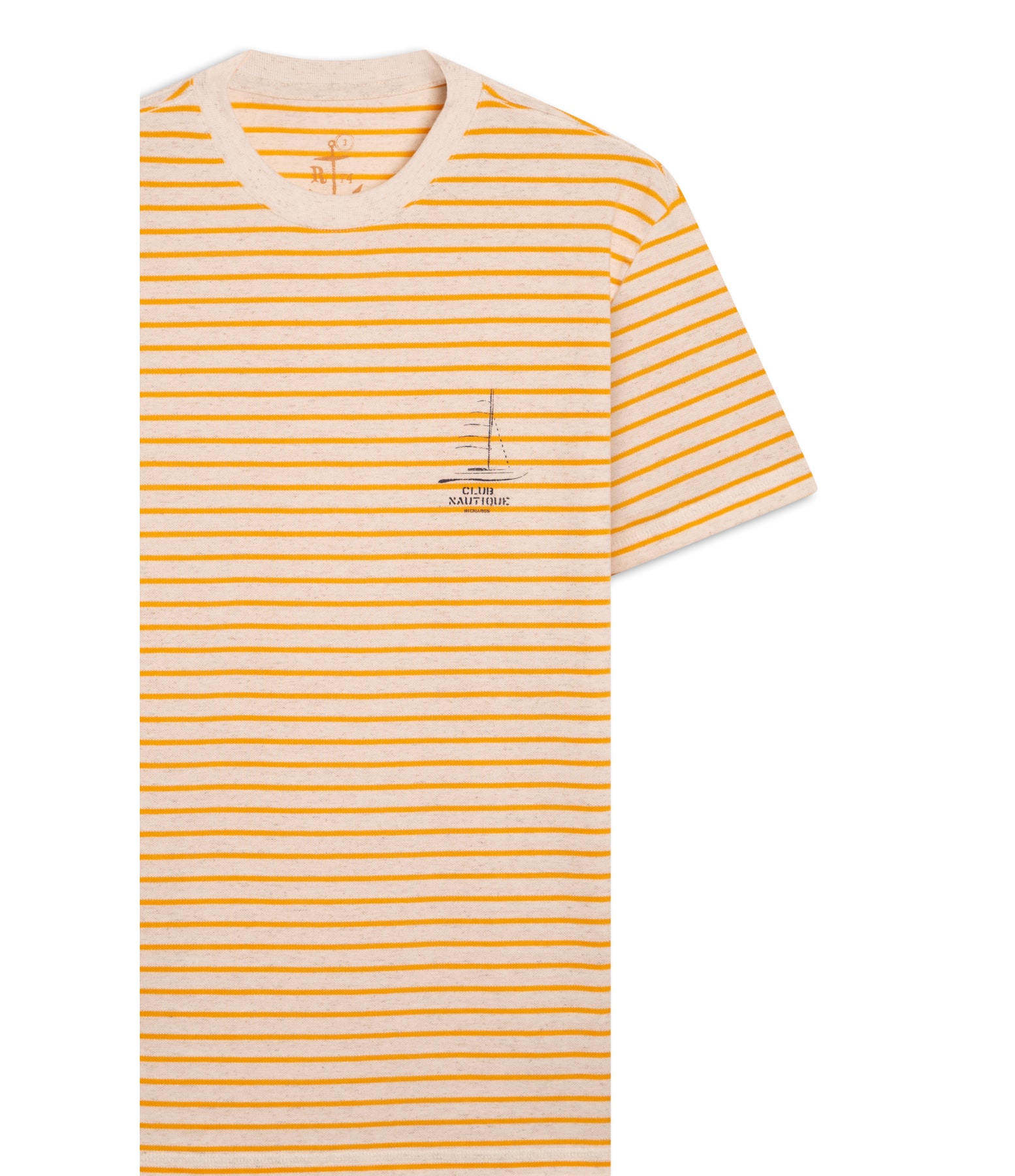 T-Shirt Piquet Linen   Est Amarelo